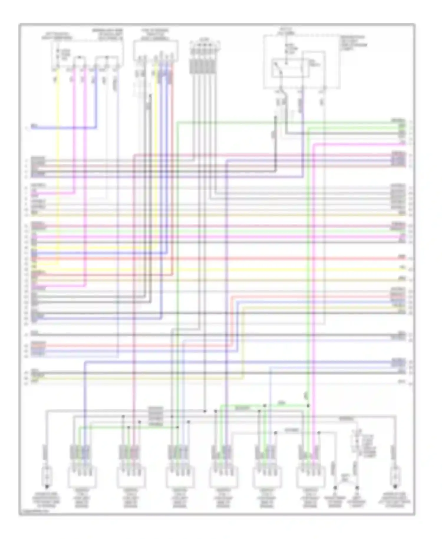 GS Lexus III facelift (2007-2011): Wiring diagram engine performance 3.5l (5 of 8)