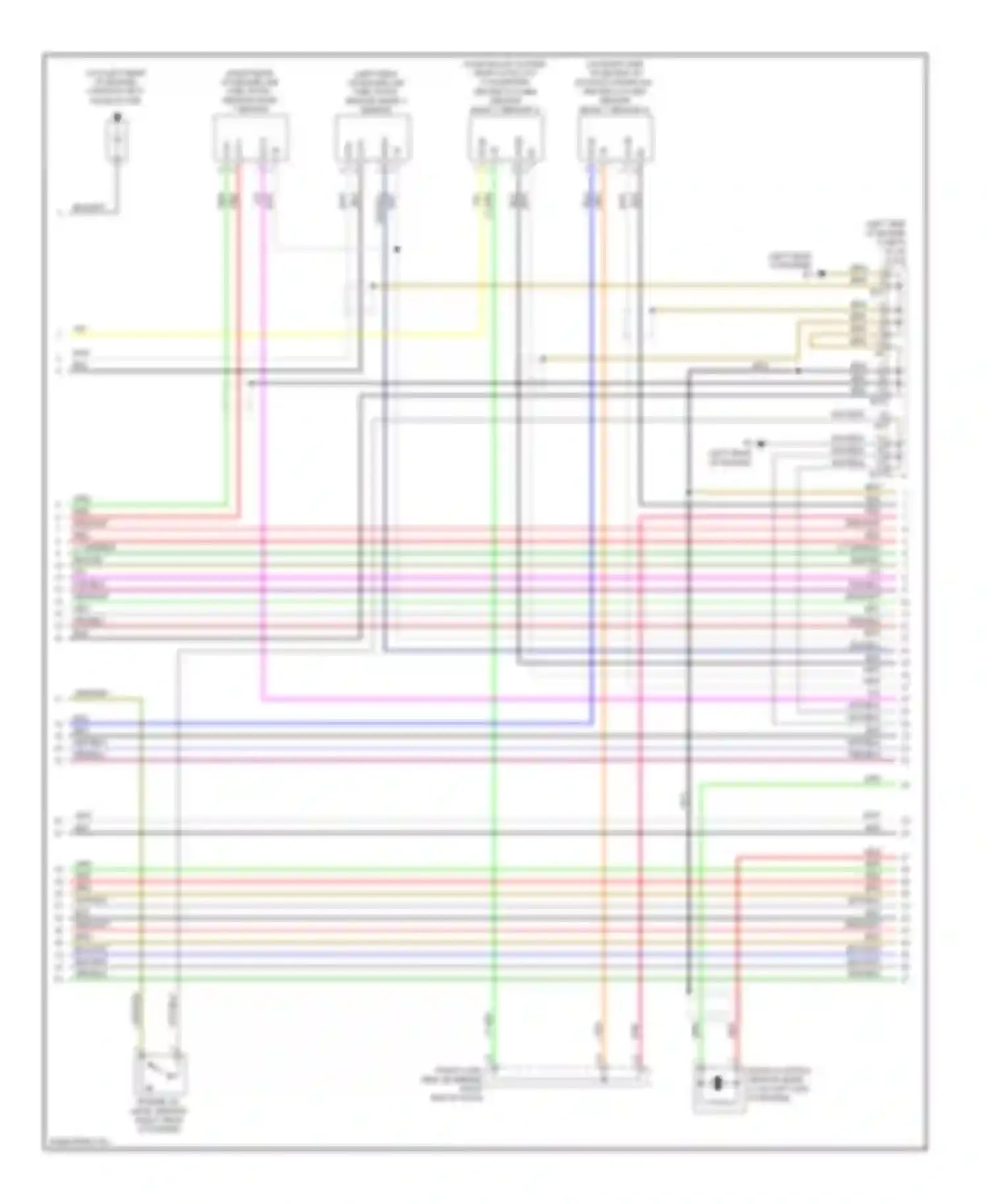 GS Lexus III facelift (2007-2011): Wiring diagram engine performance 3.5l, engine controls circuit (3 of 8)