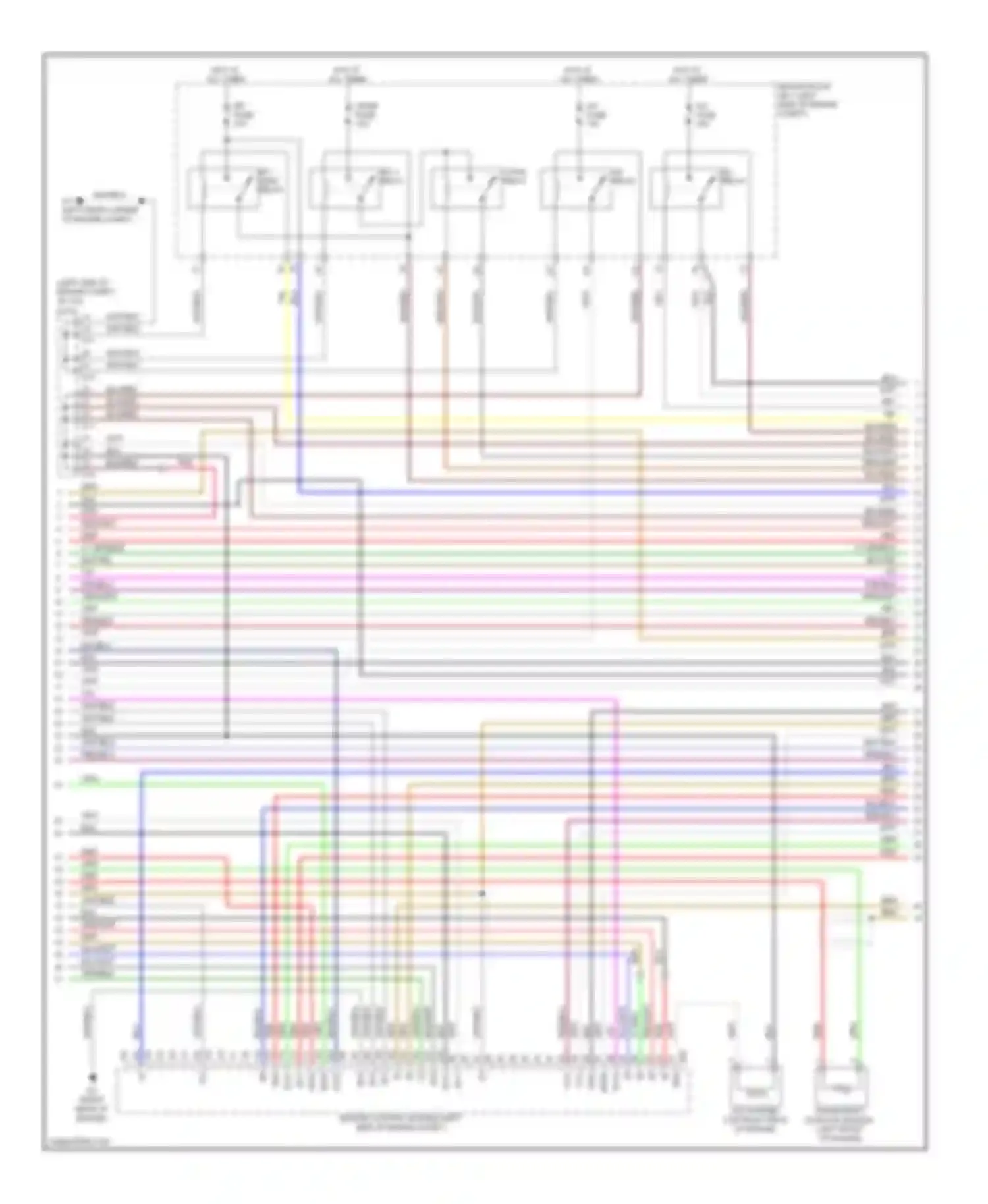 GS Lexus III facelift (2007-2011): Wiring diagram engine performance 3.5l, engine controls circuit (4 of 8)