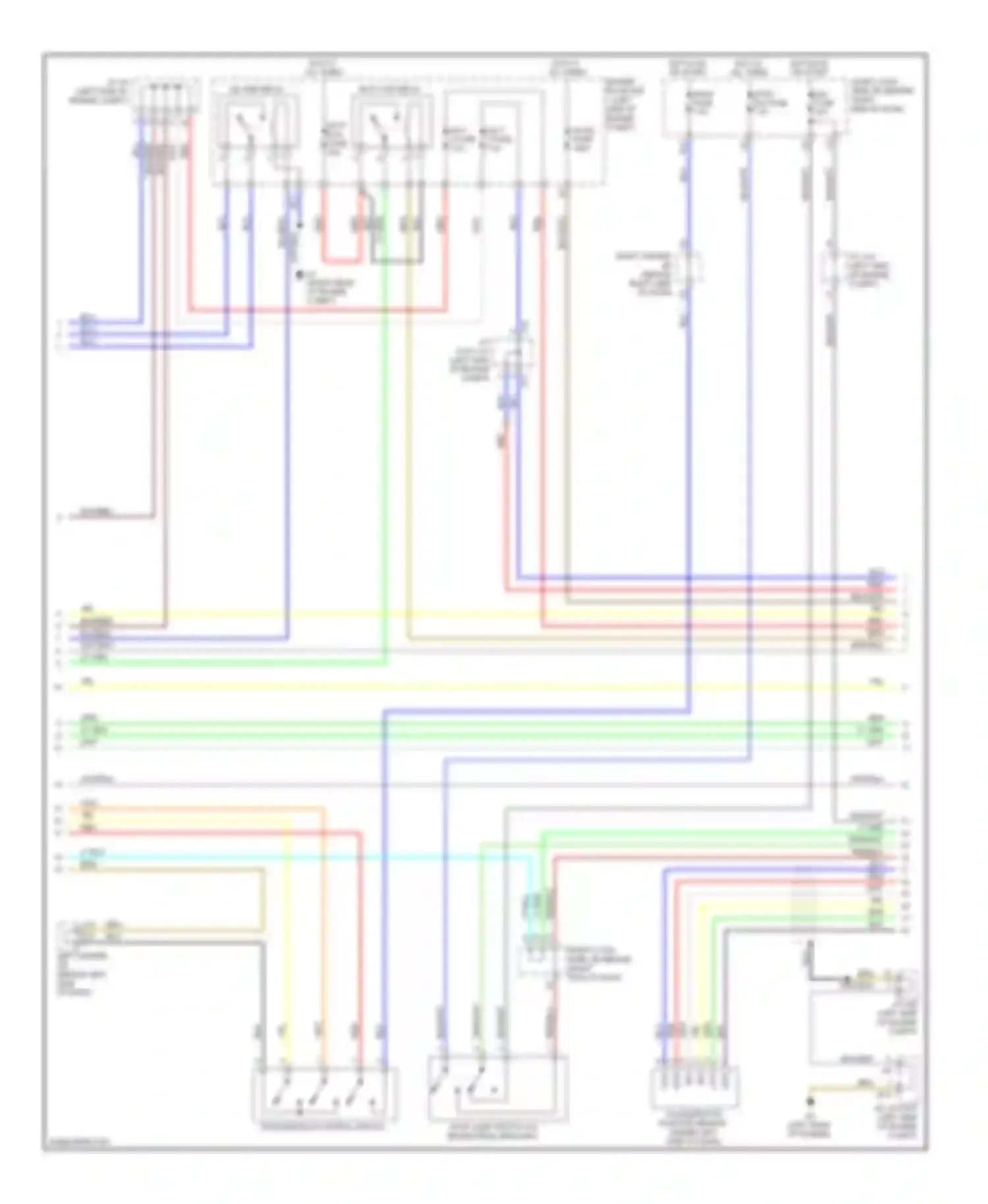 GS Lexus III facelift (2007-2011): Wiring diagram engine performance 3.5l, hybrid system circuit (2 of 5)