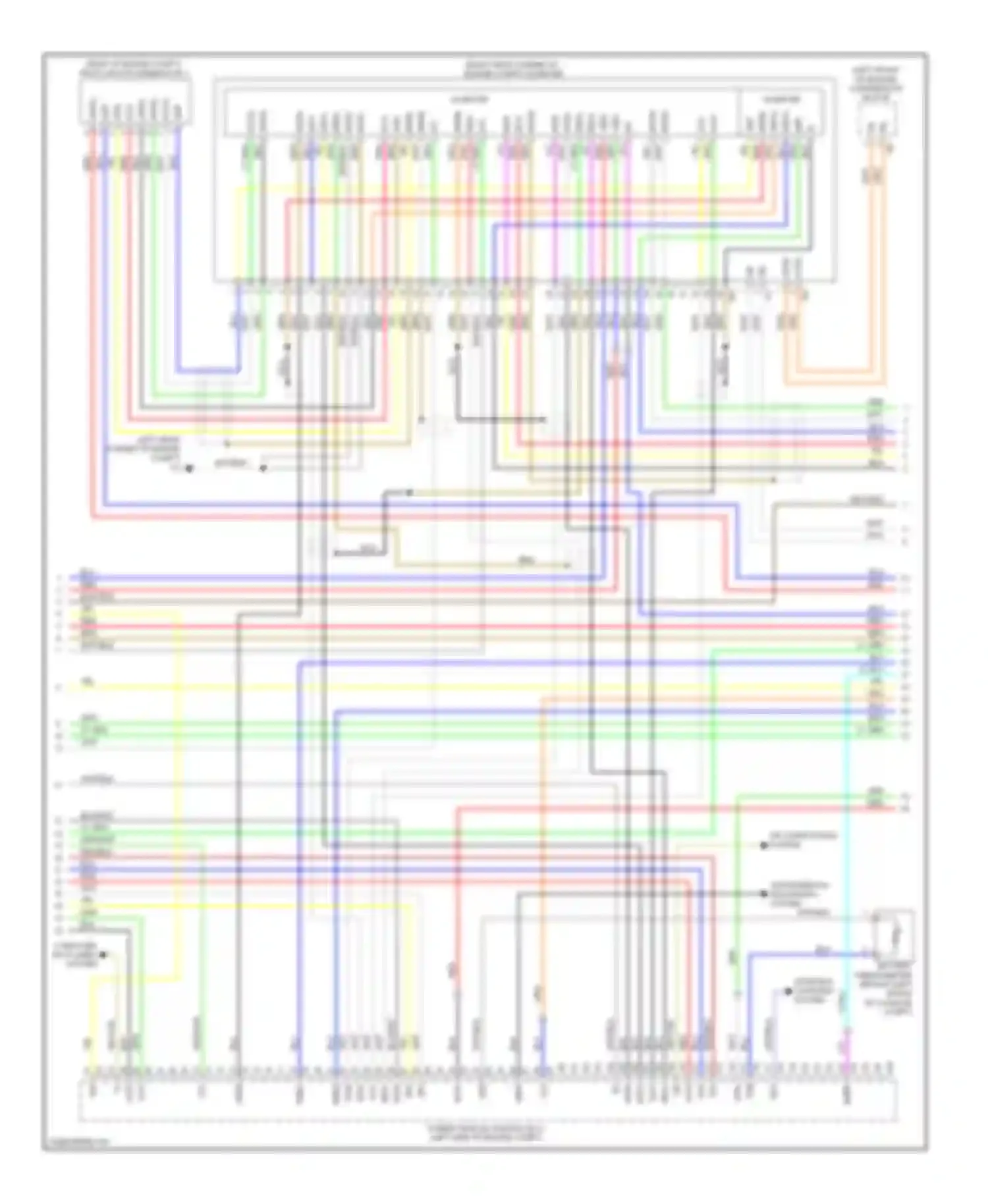 GS Lexus III facelift (2007-2011): Wiring diagram engine performance 3.5l, hybrid system circuit (3 of 5)