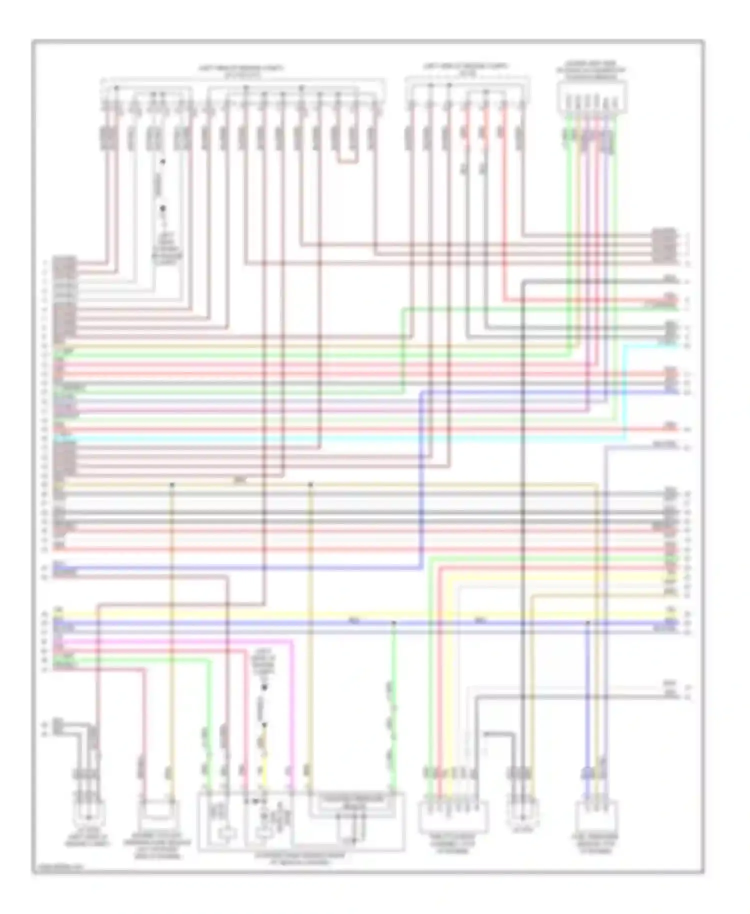 GS Lexus III facelift (2007-2011): Wiring diagram engine performance 4.6l (3 of 8)