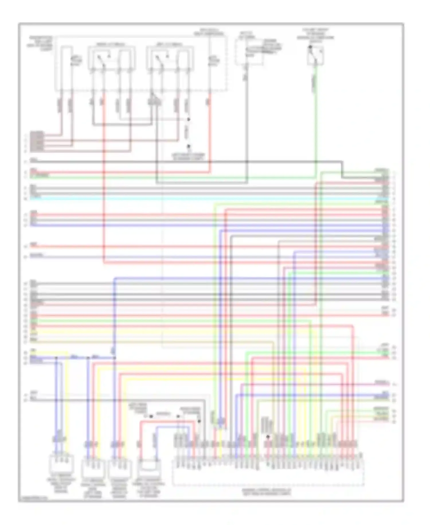 GS Lexus III facelift (2007-2011): Wiring diagram engine performance 4.6l (4 of 8)