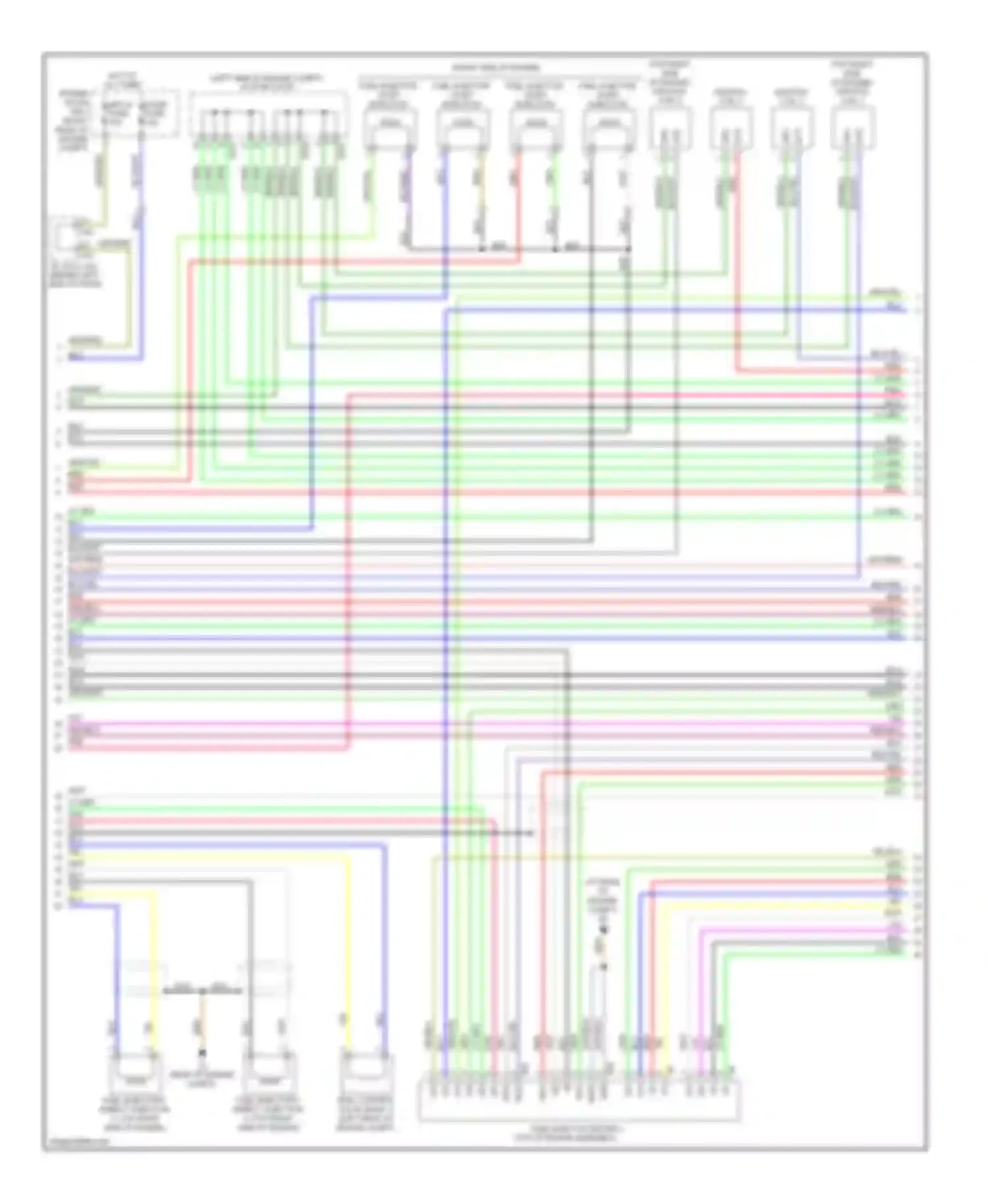 GS Lexus III facelift (2007-2011): Wiring diagram engine performance 4.6l (6 of 8)