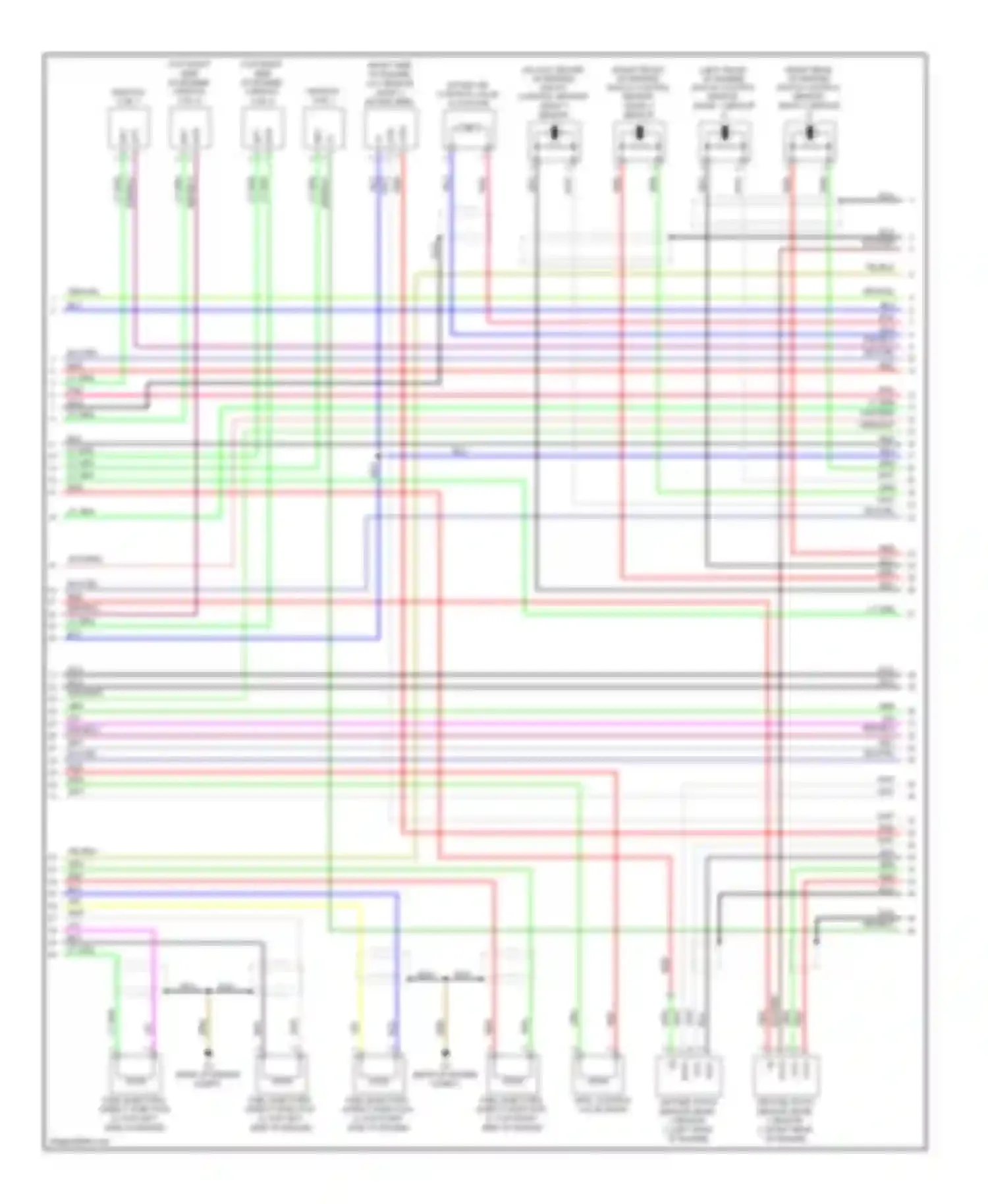 GS Lexus III facelift (2007-2011): Wiring diagram engine performance 4.6l (7 of 8)