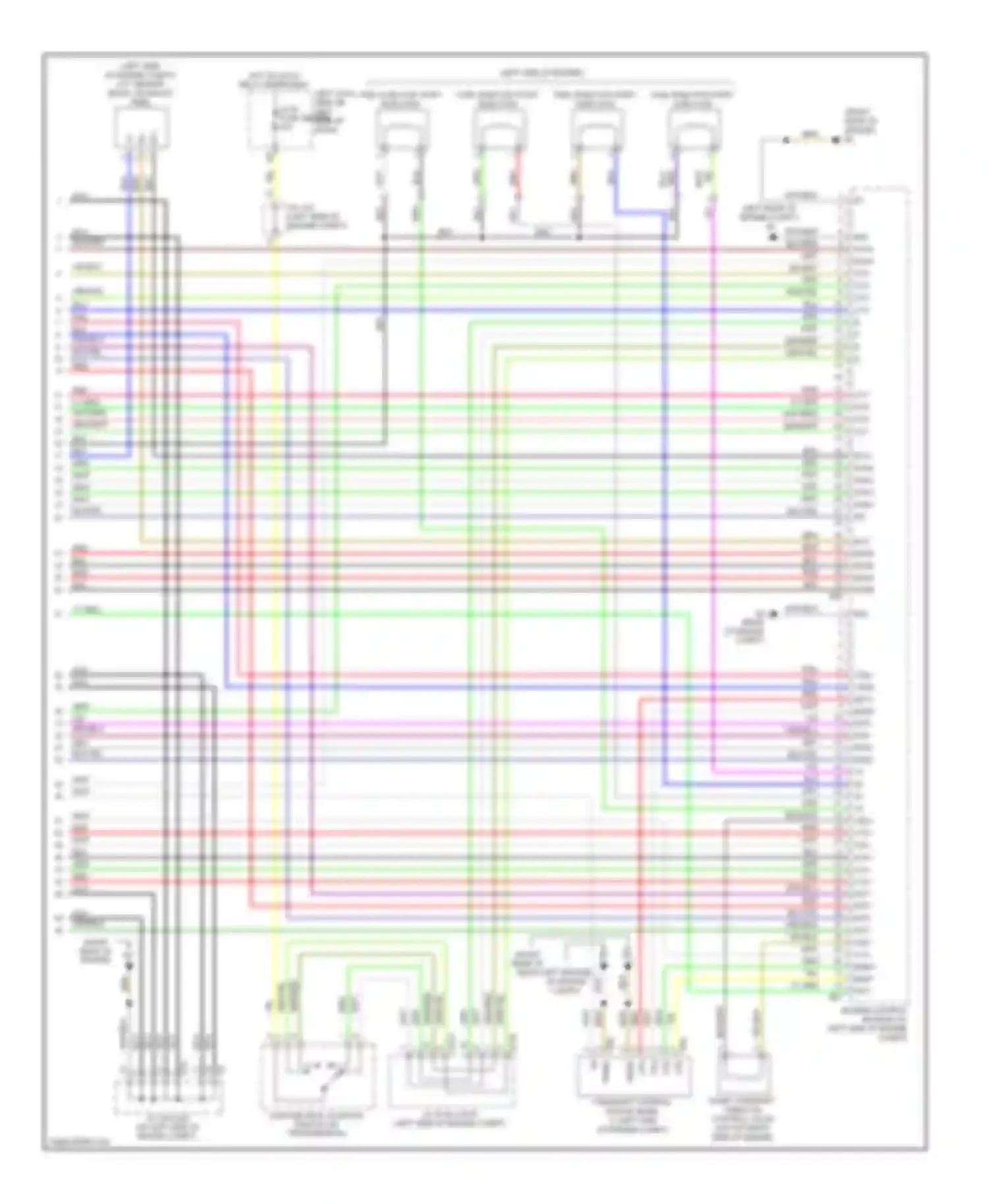 GS Lexus III facelift (2007-2011): Wiring diagram engine performance 4.6l (8 of 8)