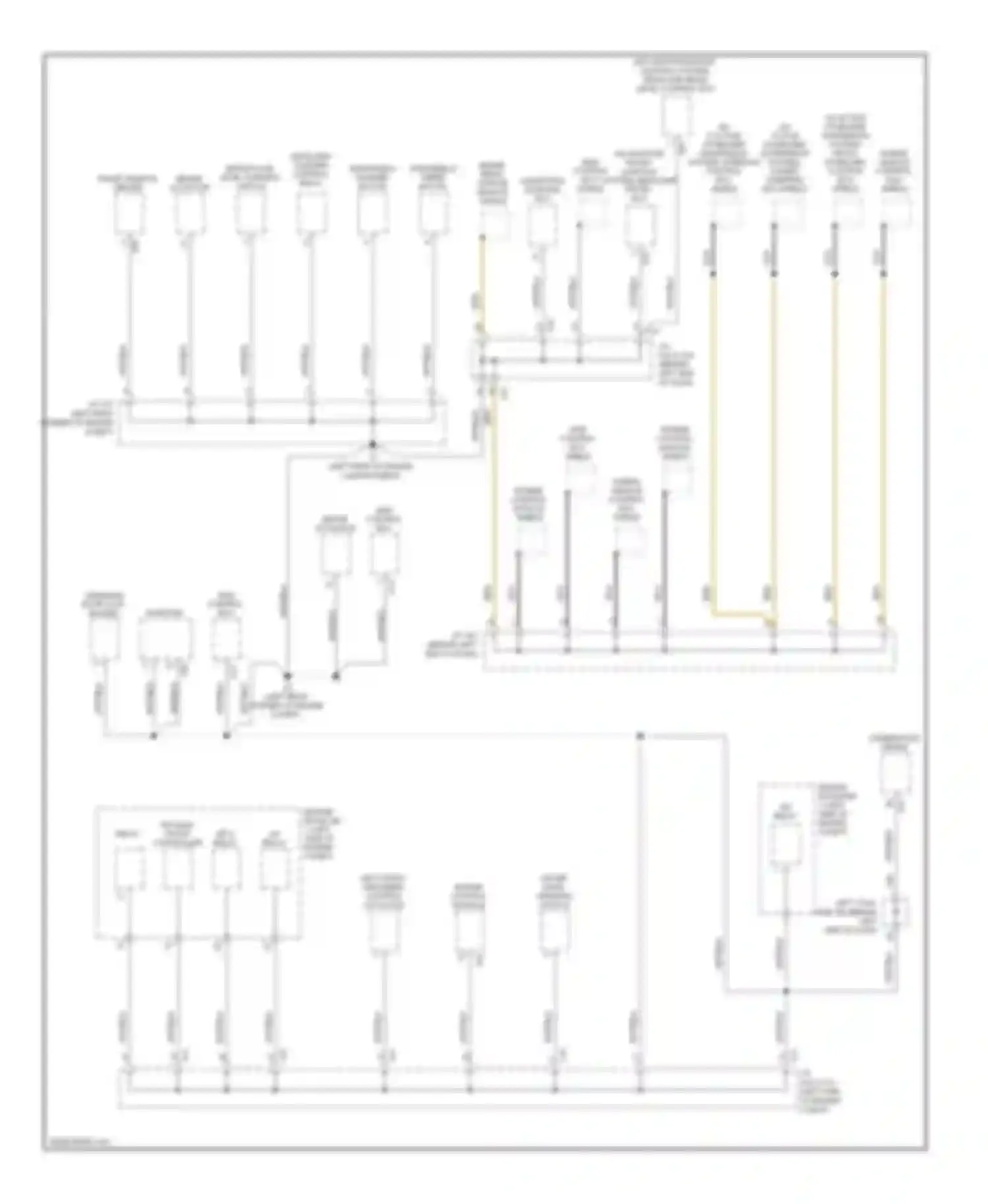 GS Lexus III facelift (2007-2011): Ground distribution circuit (1 of 7)