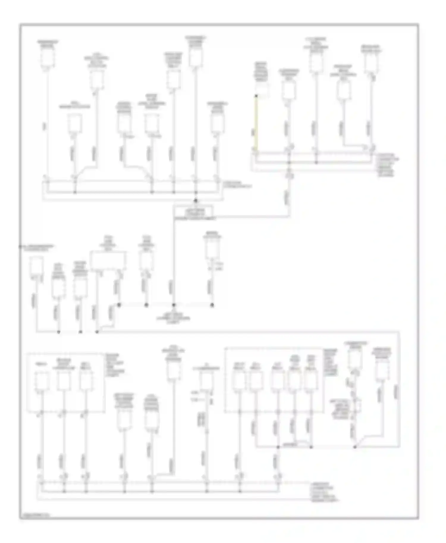 GS Lexus III facelift (2007-2011): Ground distribution circuit (1 of 8)