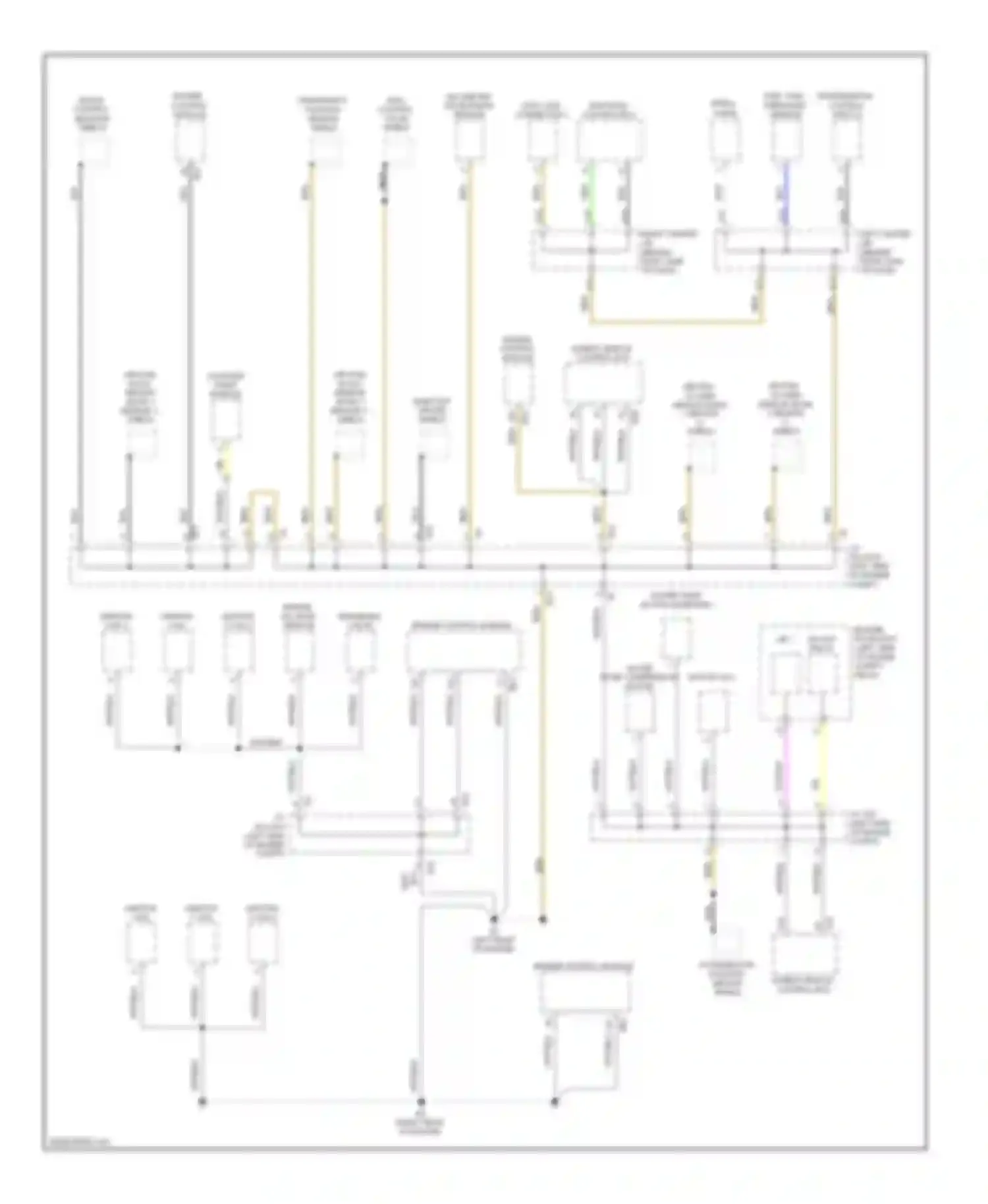 GS Lexus III facelift (2007-2011): Ground distribution circuit (2 of 7)