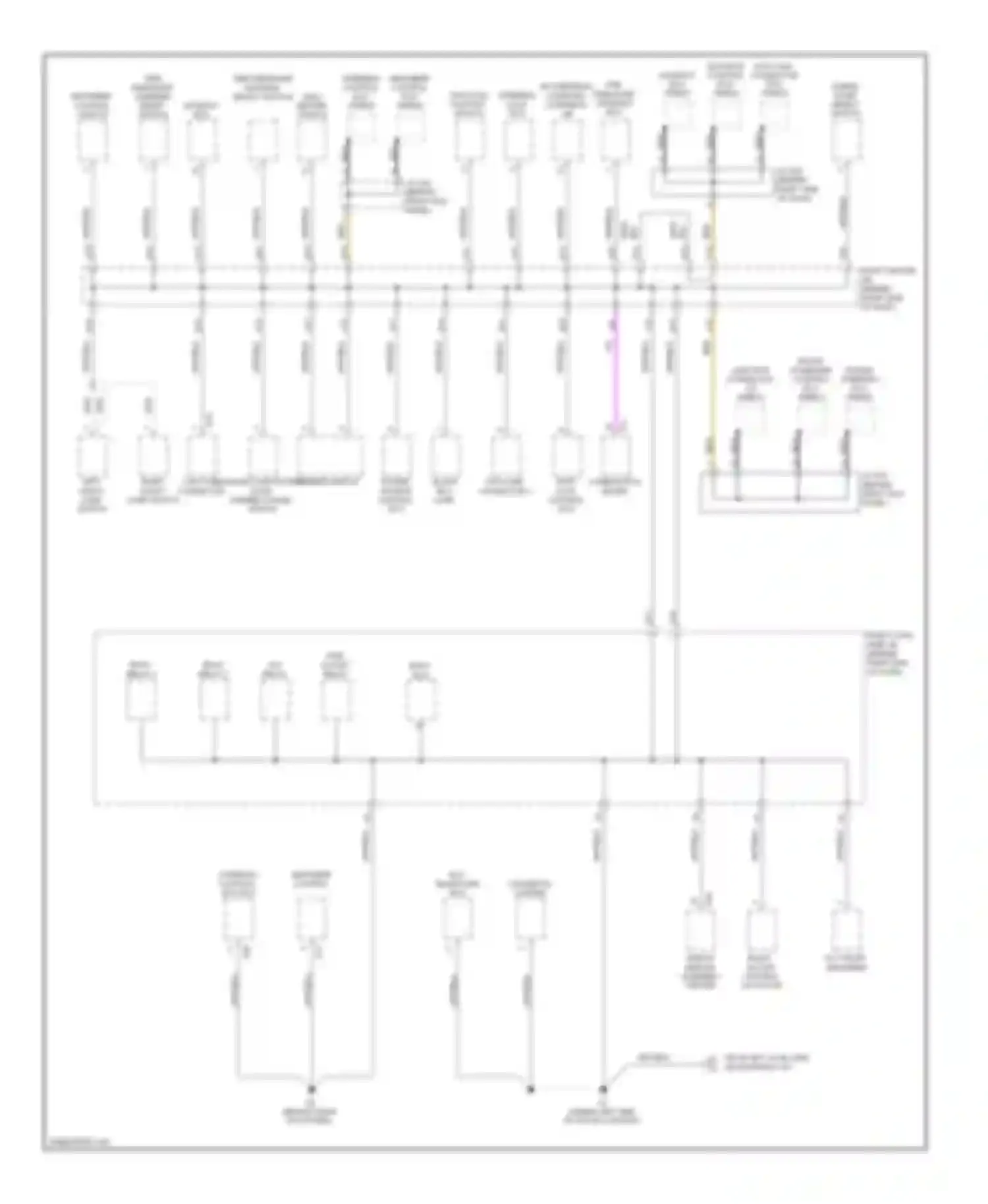 GS Lexus III facelift (2007-2011): Ground distribution circuit (3 of 7)