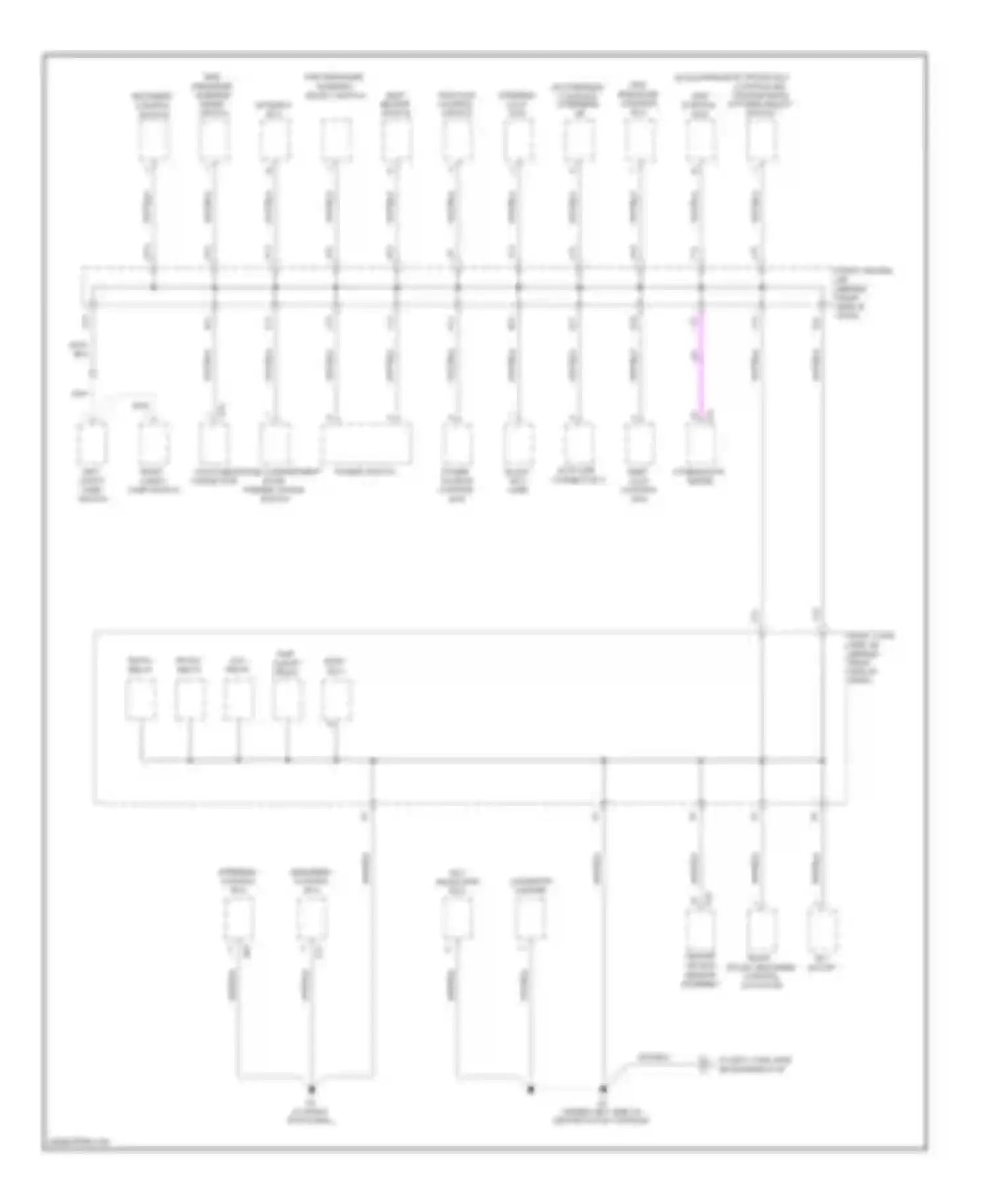 GS Lexus III facelift (2007-2011): Ground distribution circuit (3 of 8)