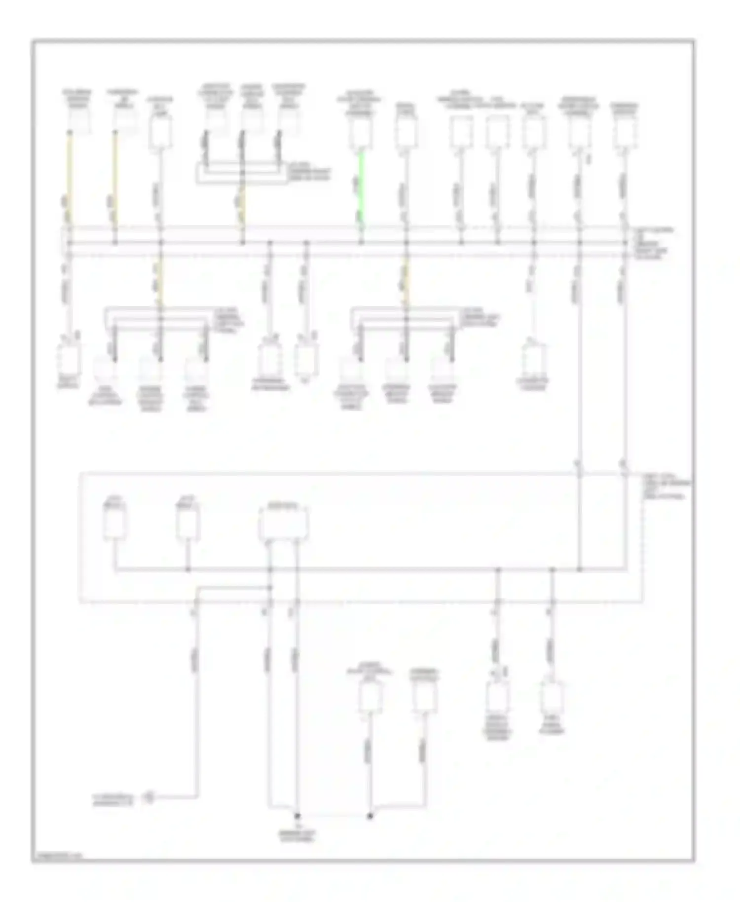 GS Lexus III facelift (2007-2011): Ground distribution circuit (4 of 7)