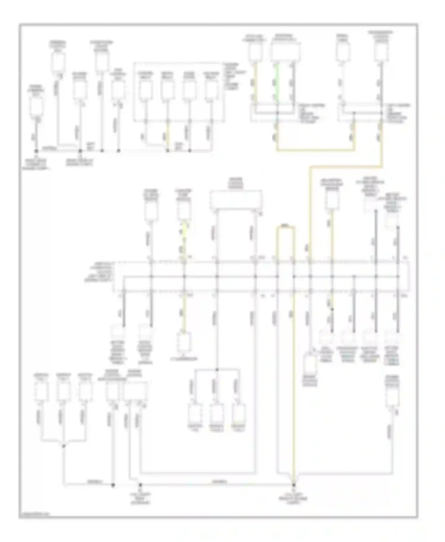GS Lexus III facelift (2007-2011): Ground distribution circuit (4 of 8)
