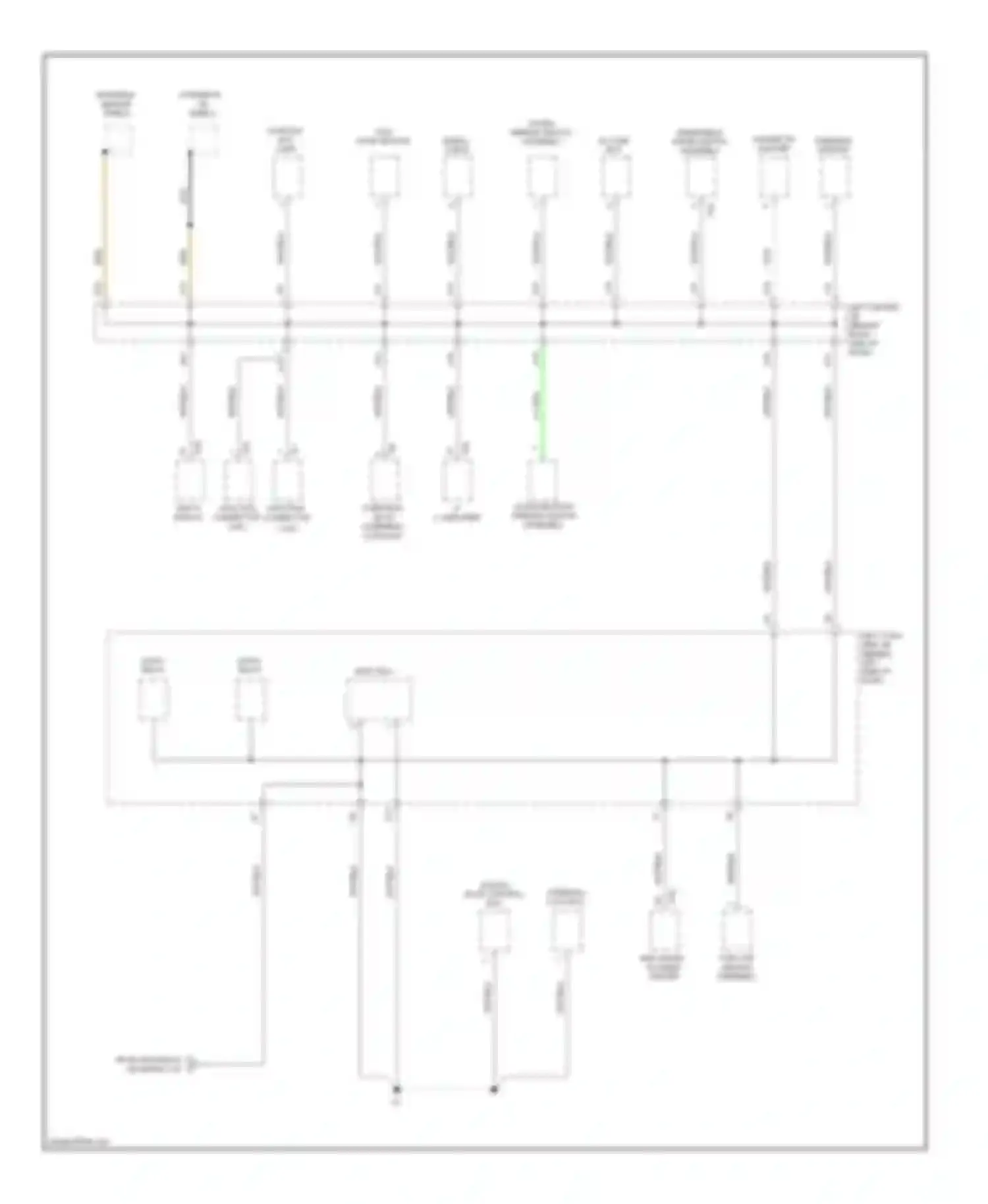 GS Lexus III facelift (2007-2011): Ground distribution circuit (5 of 8)