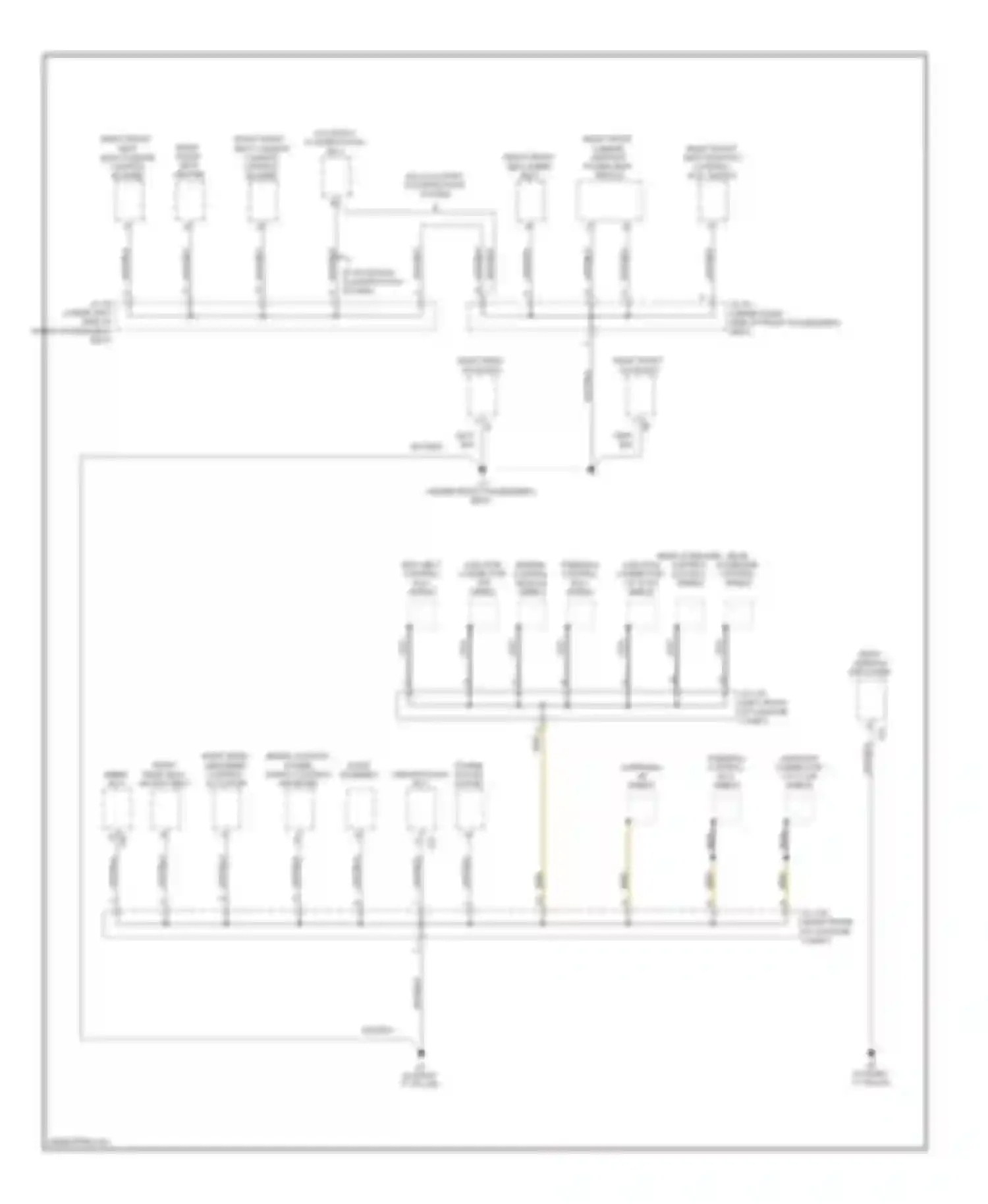 GS Lexus III facelift (2007-2011): Ground distribution circuit (6 of 7)