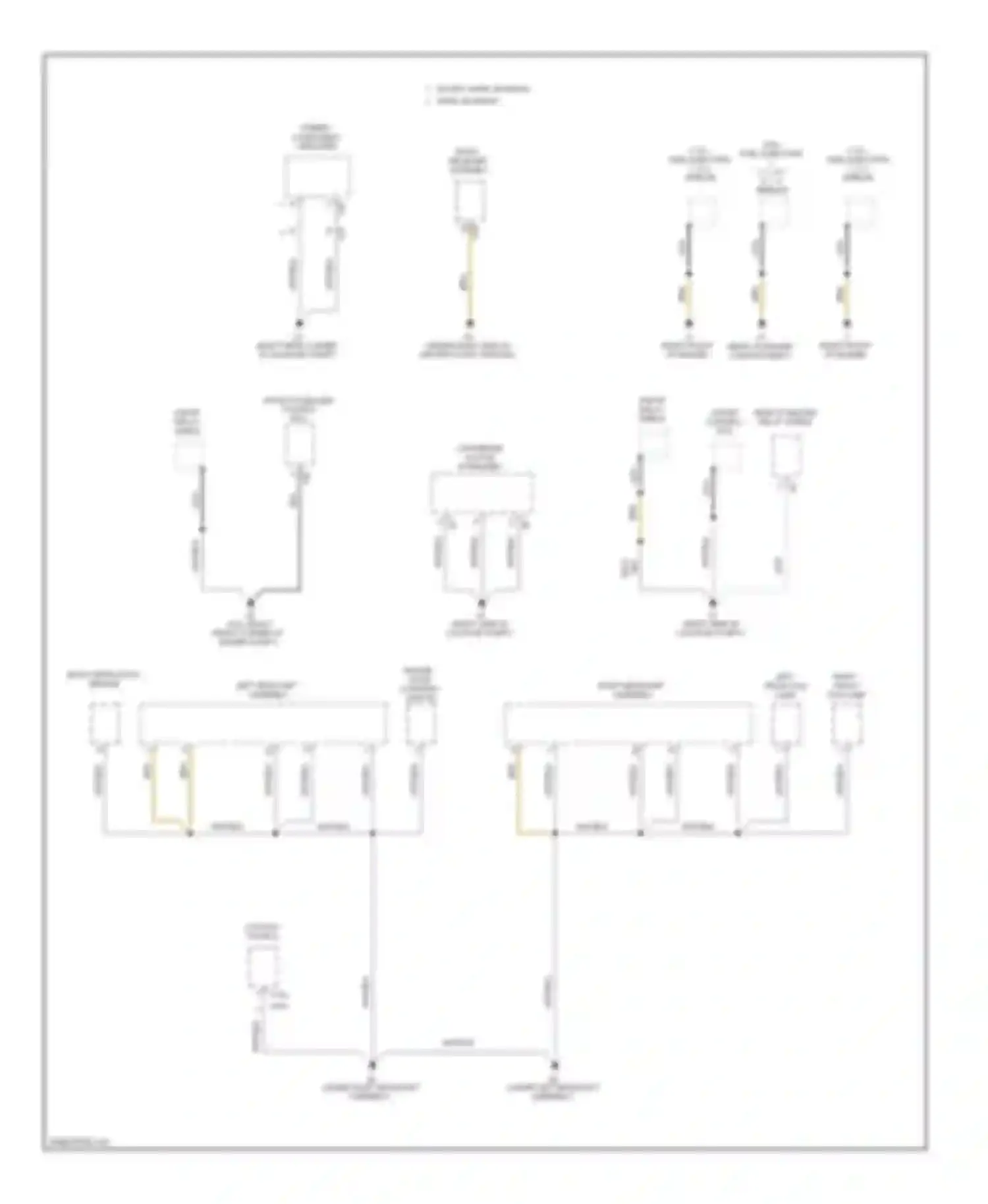GS Lexus III facelift (2007-2011): Ground distribution circuit (8 of 8)