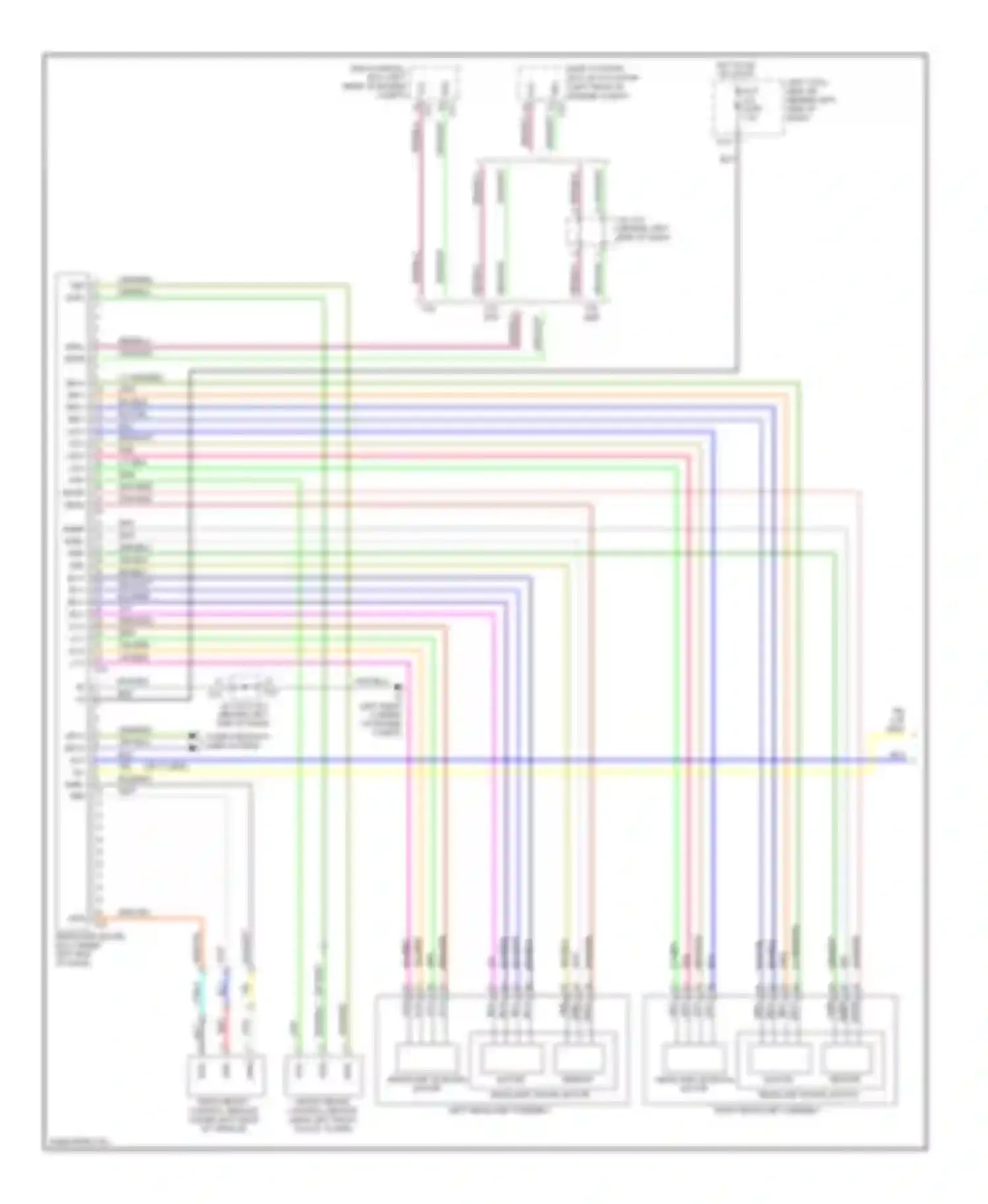 GS Lexus III facelift (2007-2011): Adaptive front lighting circuit (1 of 2)