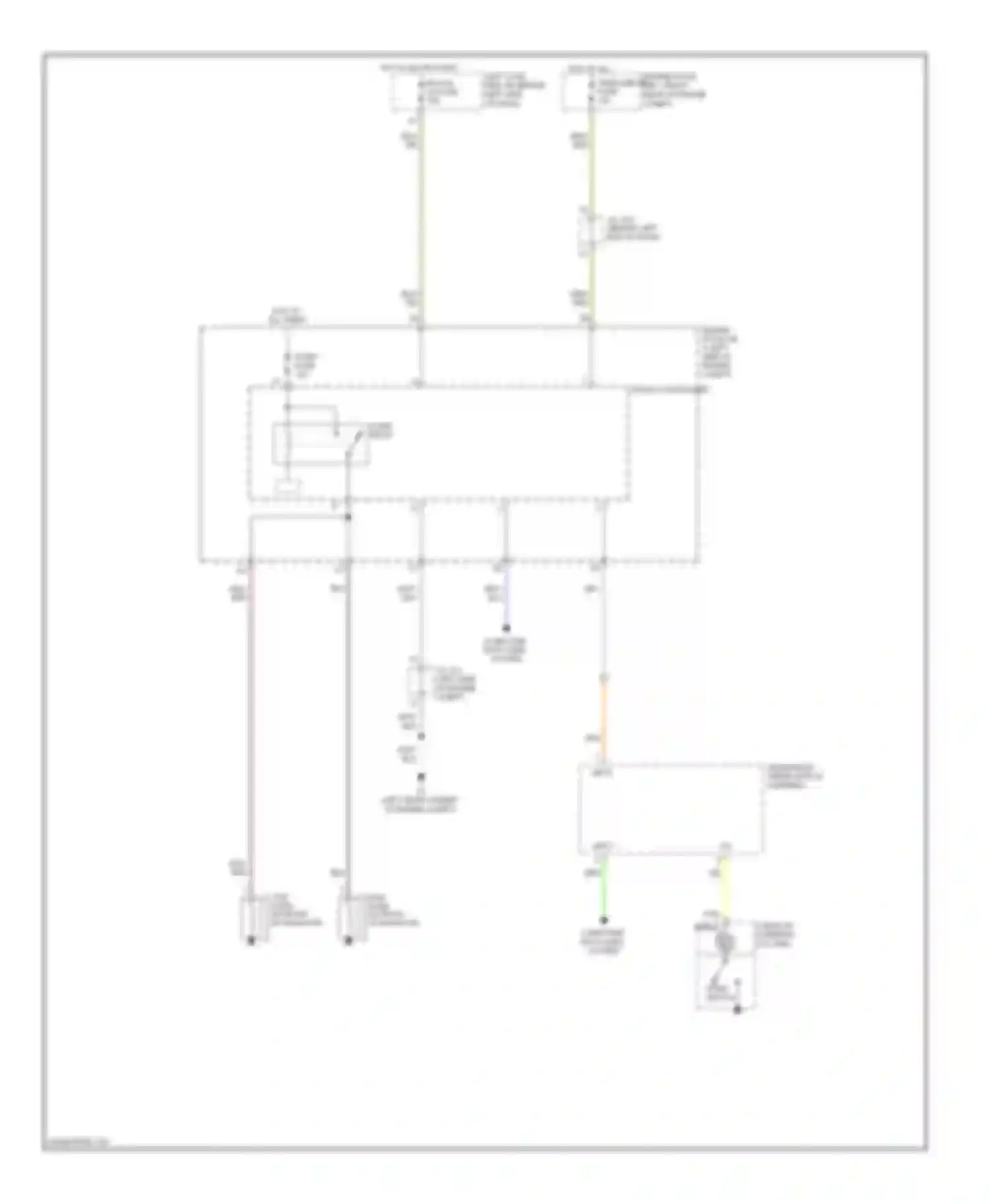 GS Lexus III facelift (2007-2011): Horn circuit