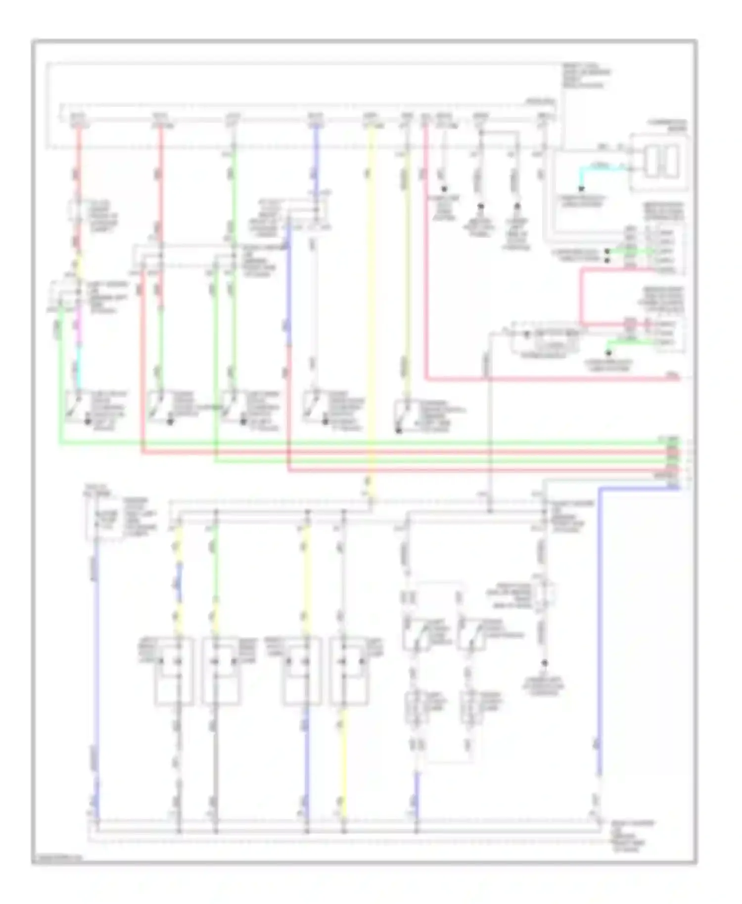 GS Lexus III facelift (2007-2011): Courtesy lamps circuit (1 of 4)