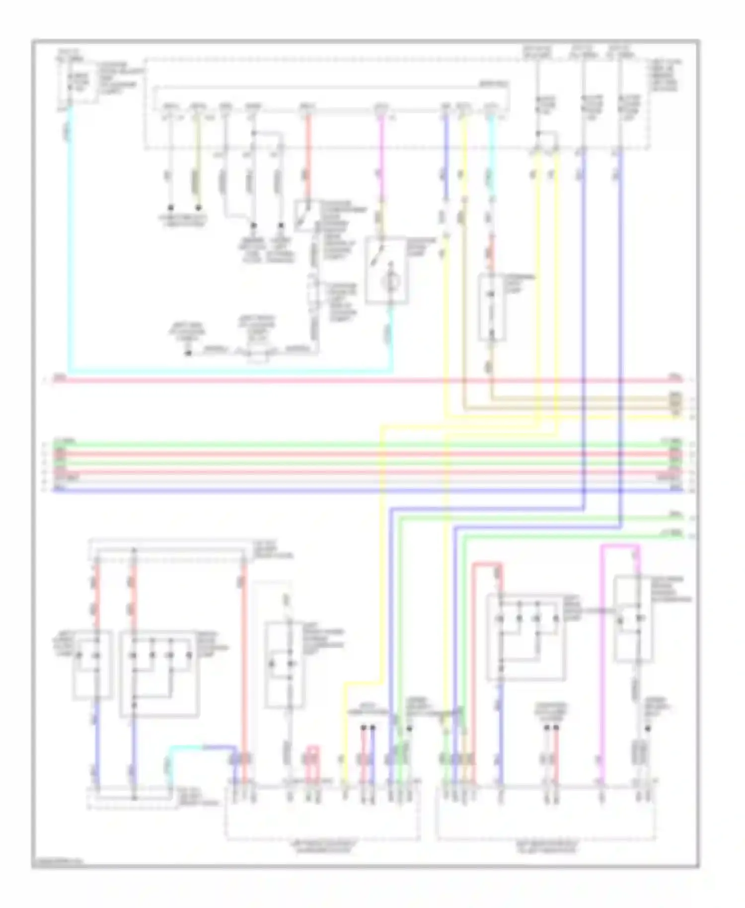 GS Lexus III facelift (2007-2011): Courtesy lamps circuit (2 of 4)