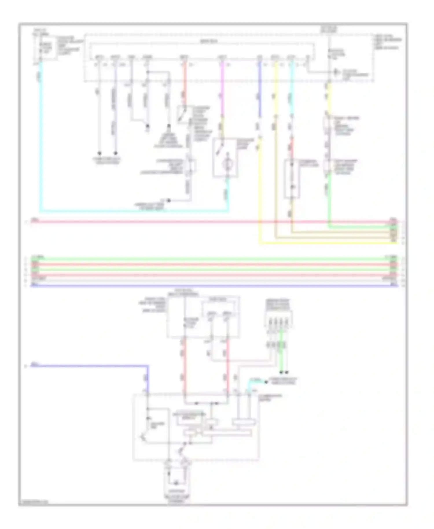 GS Lexus III facelift (2007-2011): Courtesy lamps circuit (2 of 5)