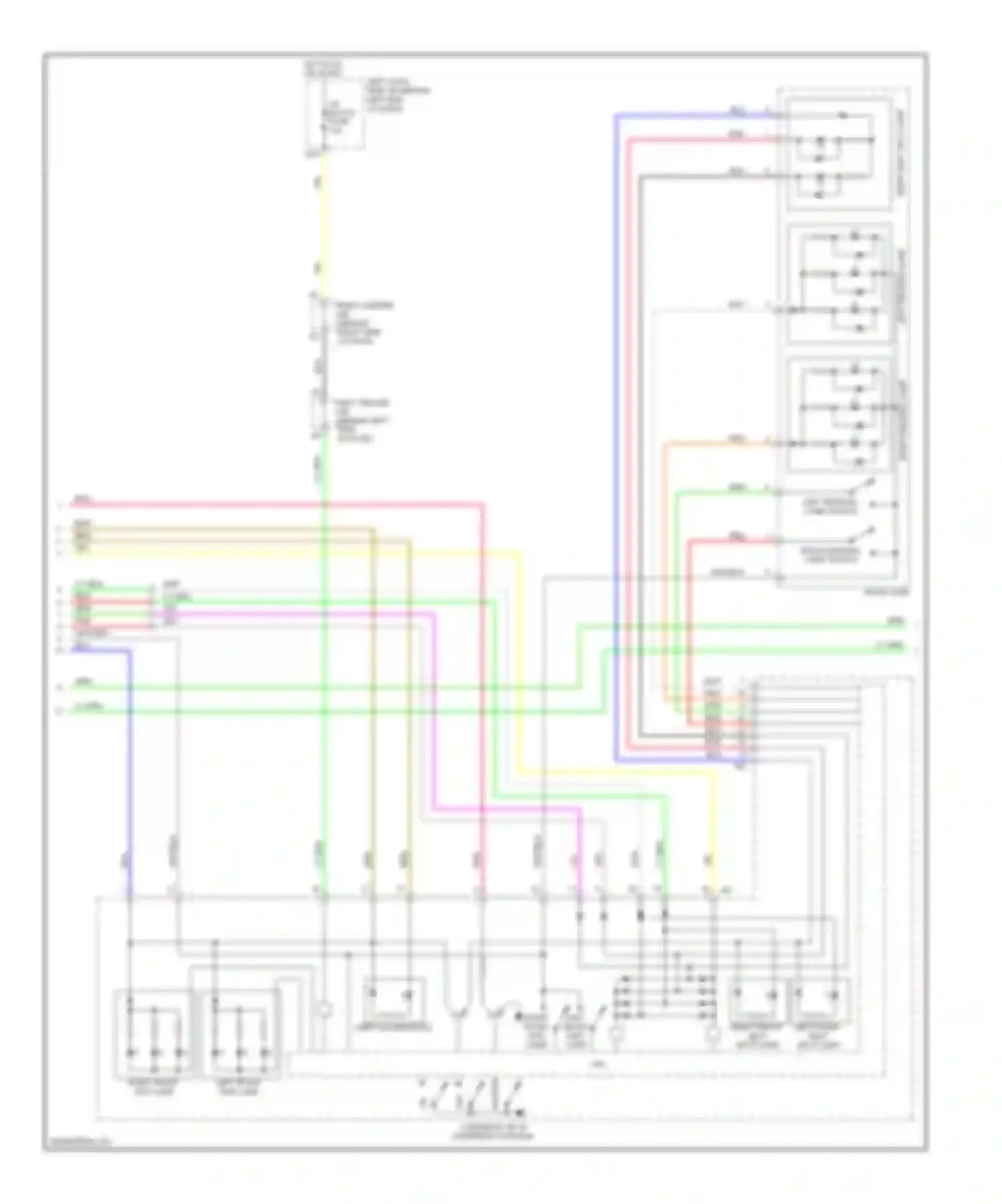 GS Lexus III facelift (2007-2011): Courtesy lamps circuit (3 of 4)