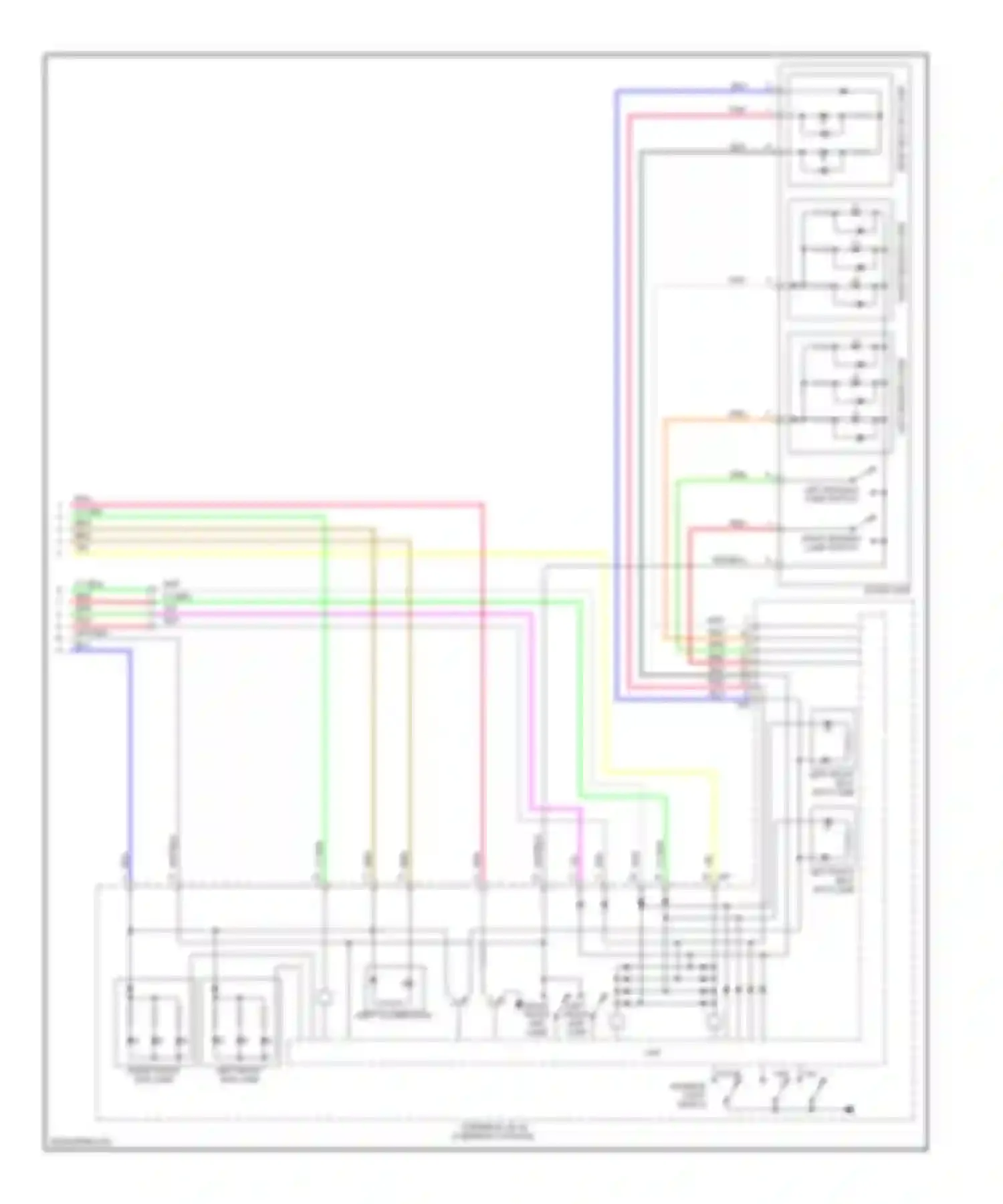 GS Lexus III facelift (2007-2011): Courtesy lamps circuit (3 of 5)
