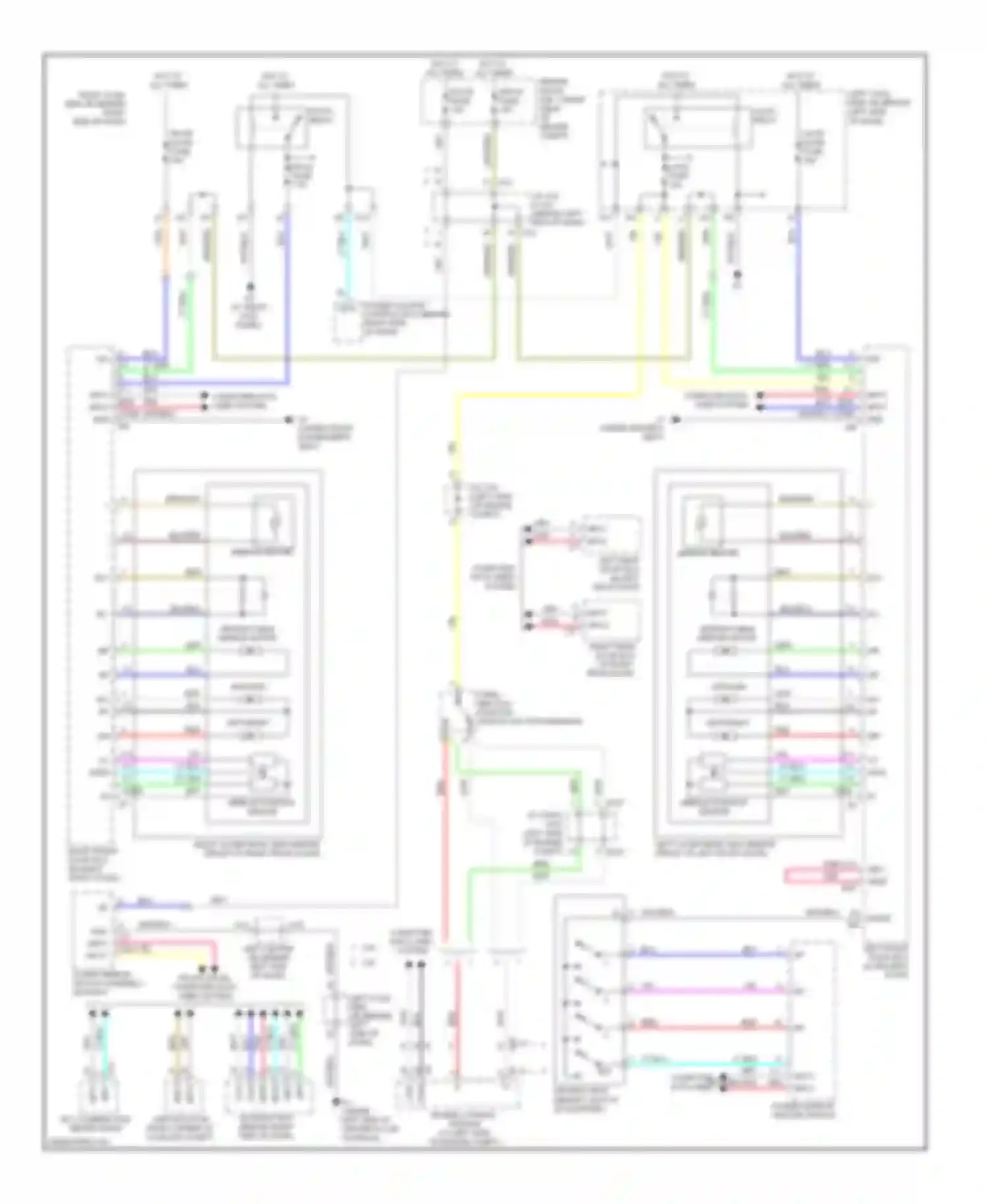 GS Lexus III facelift (2007-2011): Memory mirrors circuit