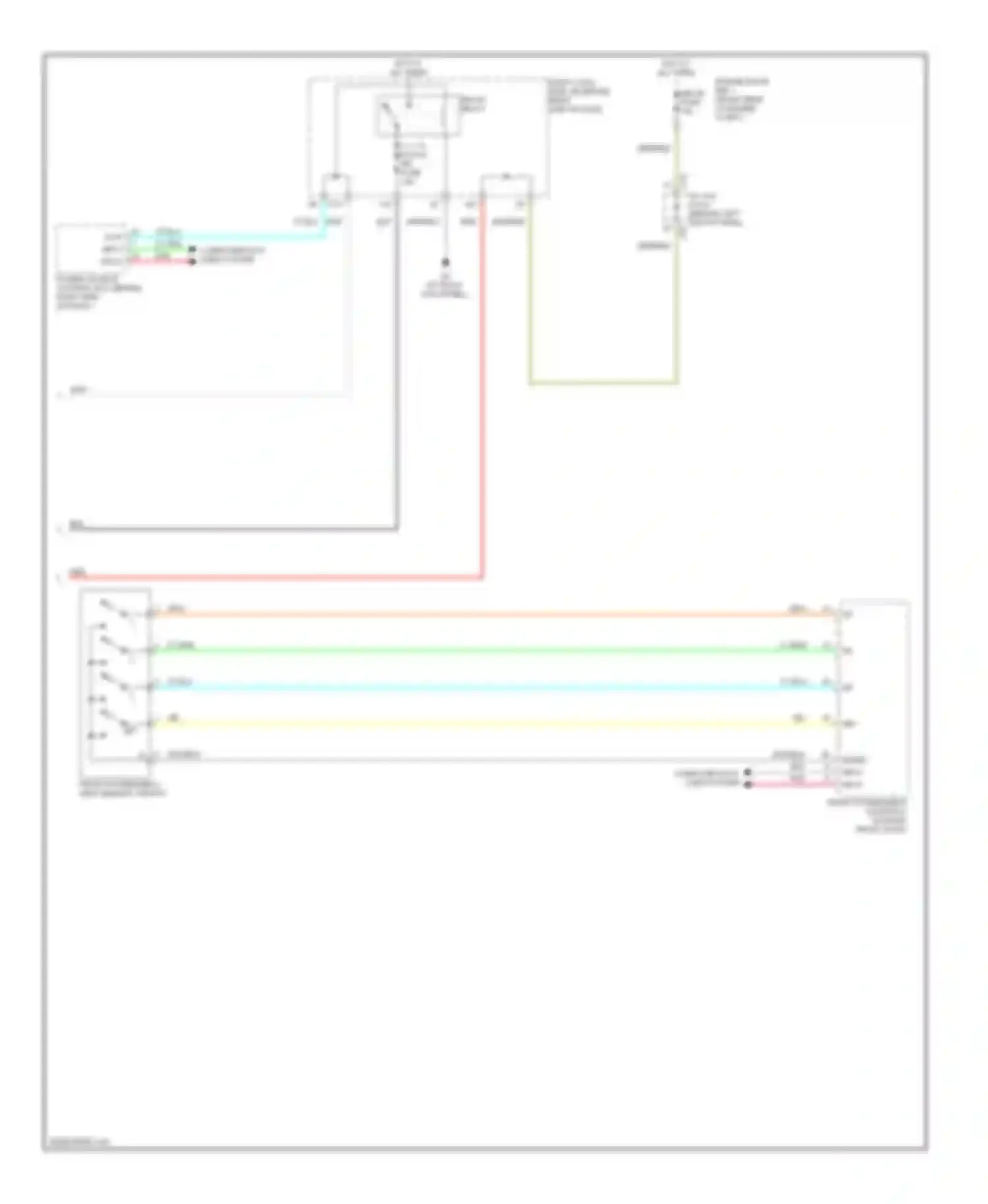 GS Lexus III facelift (2007-2011): Passenger"s memory seat circuit (2 of 2)