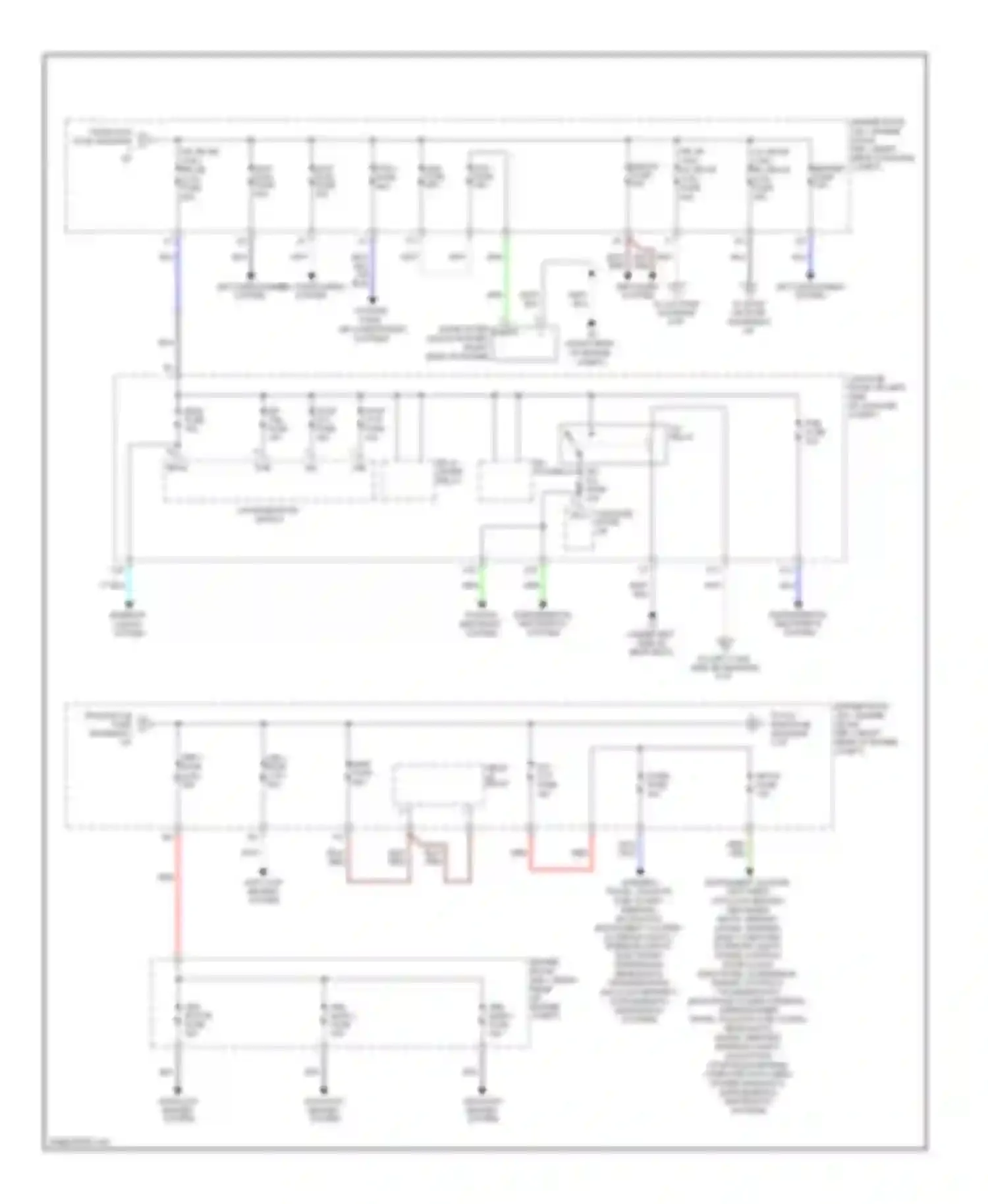 GS Lexus III facelift (2007-2011): Power distribution circuit (2 of 5)