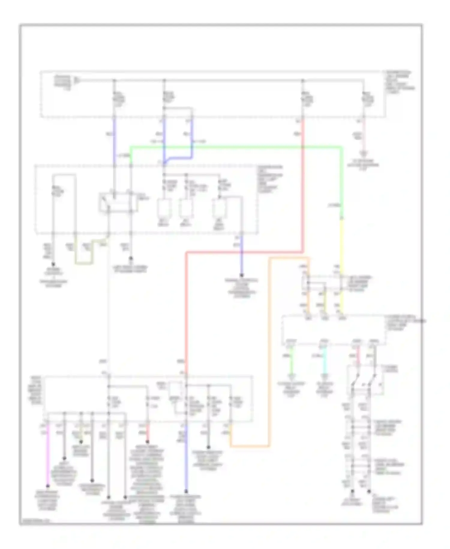GS Lexus III facelift (2007-2011): Power distribution circuit (3 of 5)