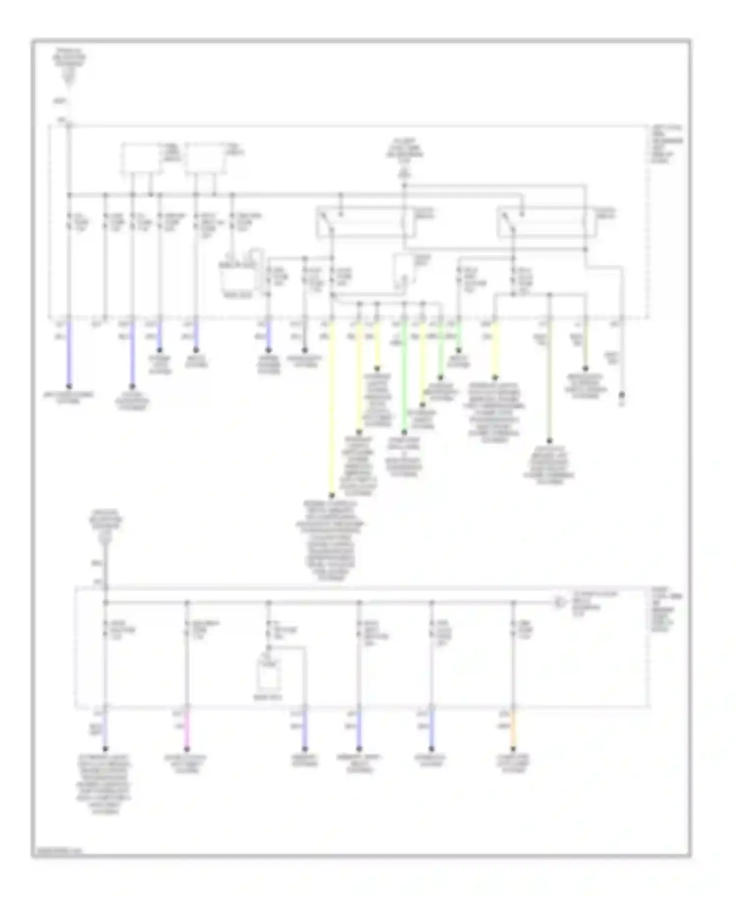 GS Lexus III facelift (2007-2011): Power distribution circuit (4 of 5)