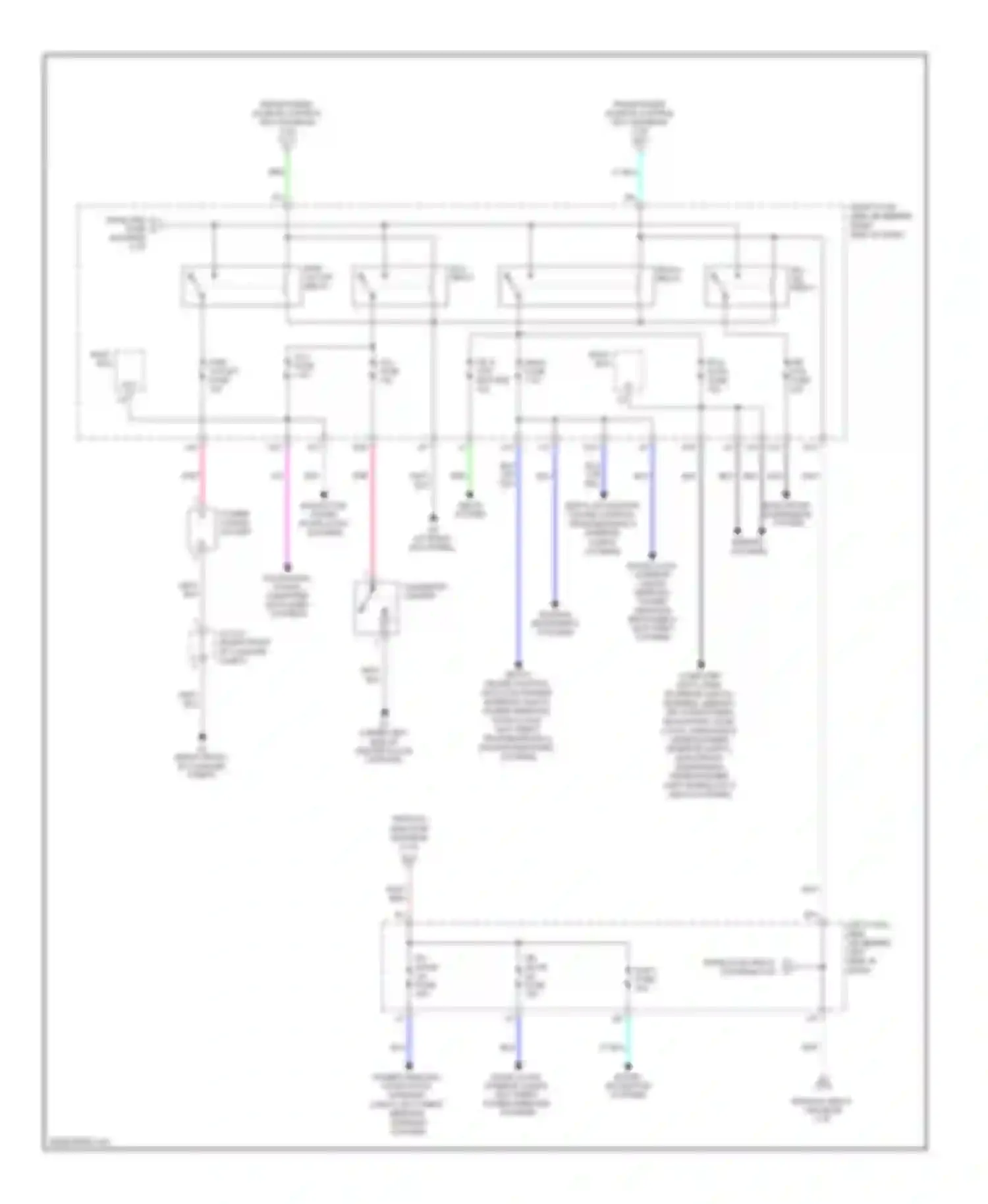 GS Lexus III facelift (2007-2011): Power distribution circuit (5 of 5)