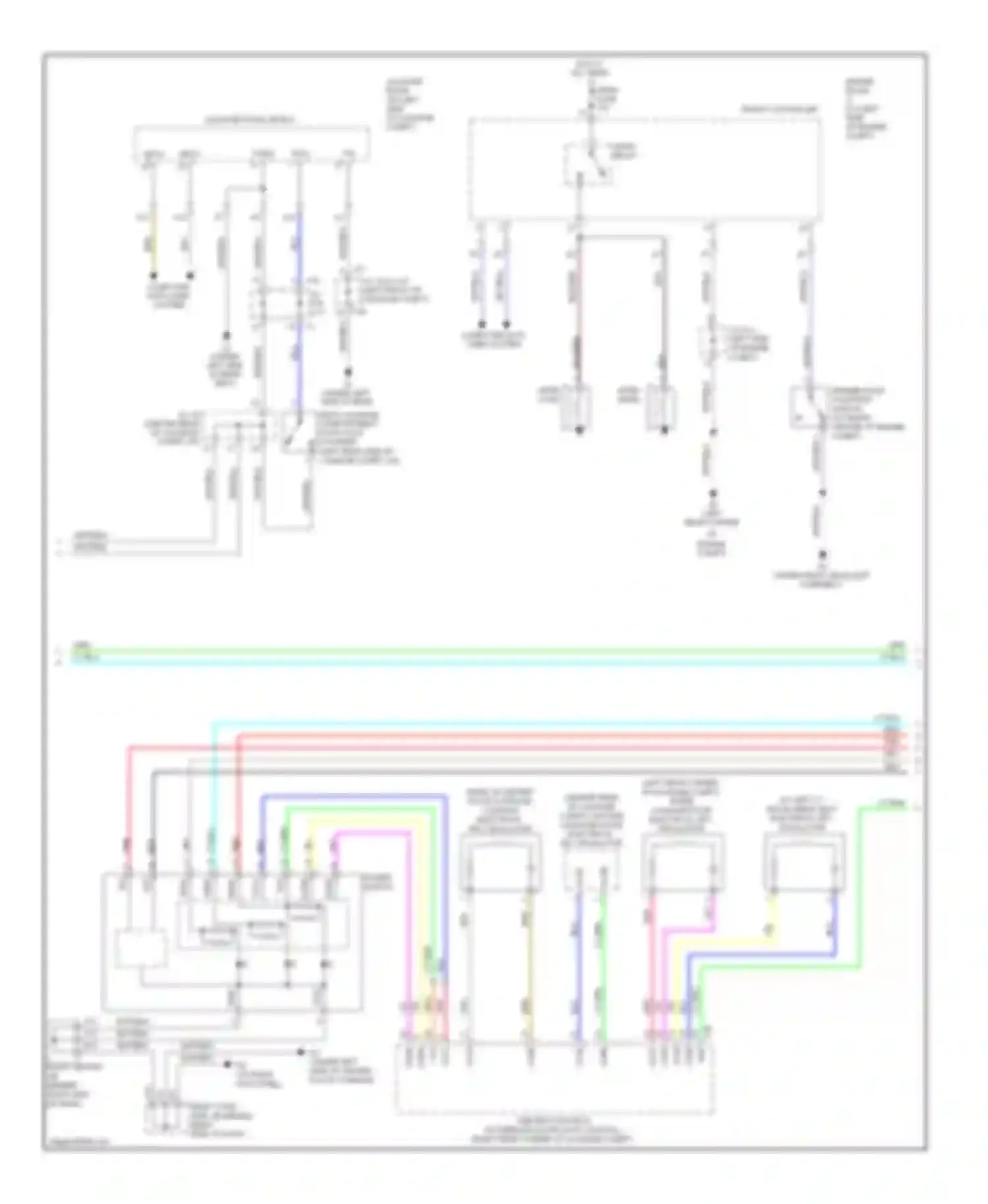 GS Lexus III facelift (2007-2011): Power door locks circuit (5 of 6)