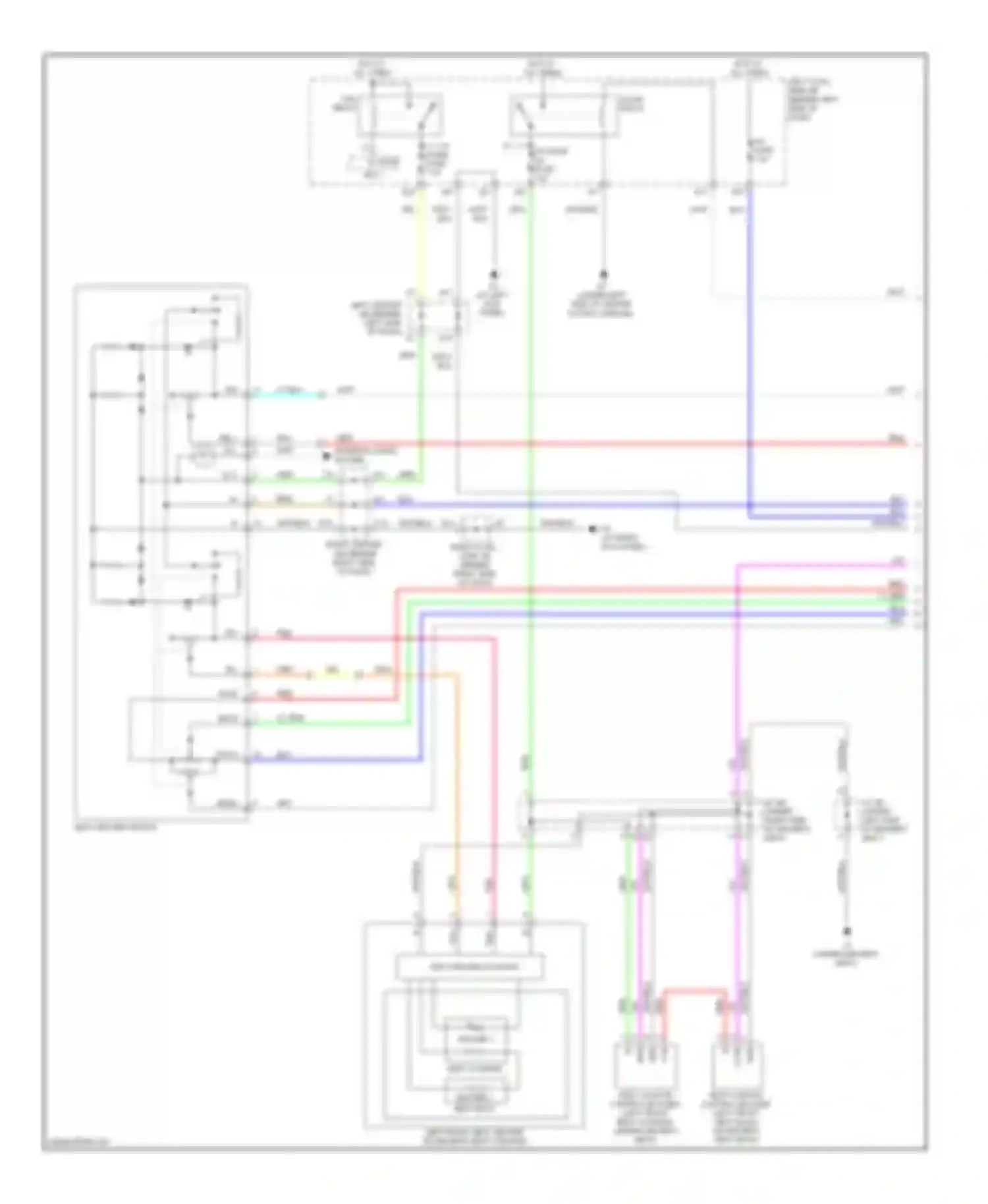 GS Lexus III facelift (2007-2011): Climate control seats circuit (1 of 2)