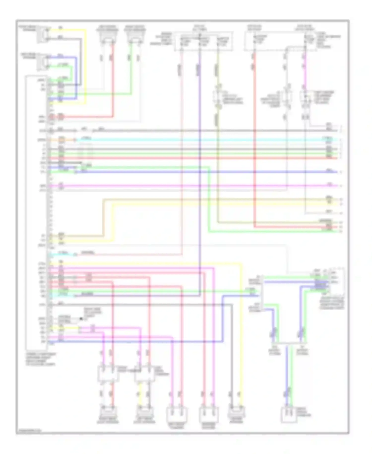 GS Lexus III facelift (2007-2011): Radio circuit, with mark levinson (1 of 2)