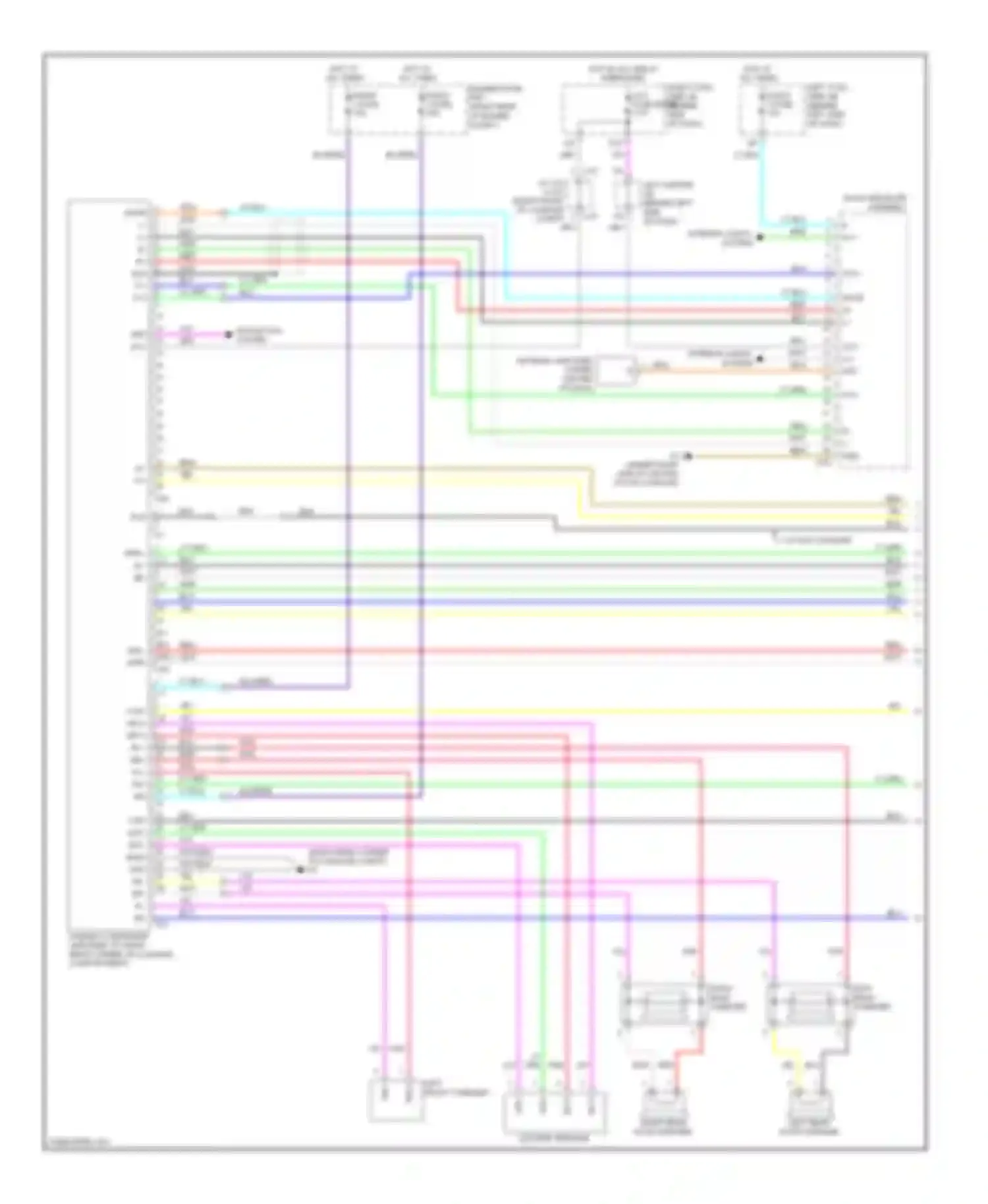 GS Lexus III facelift (2007-2011): Radio circuit, with mark levinson (1 of 3)
