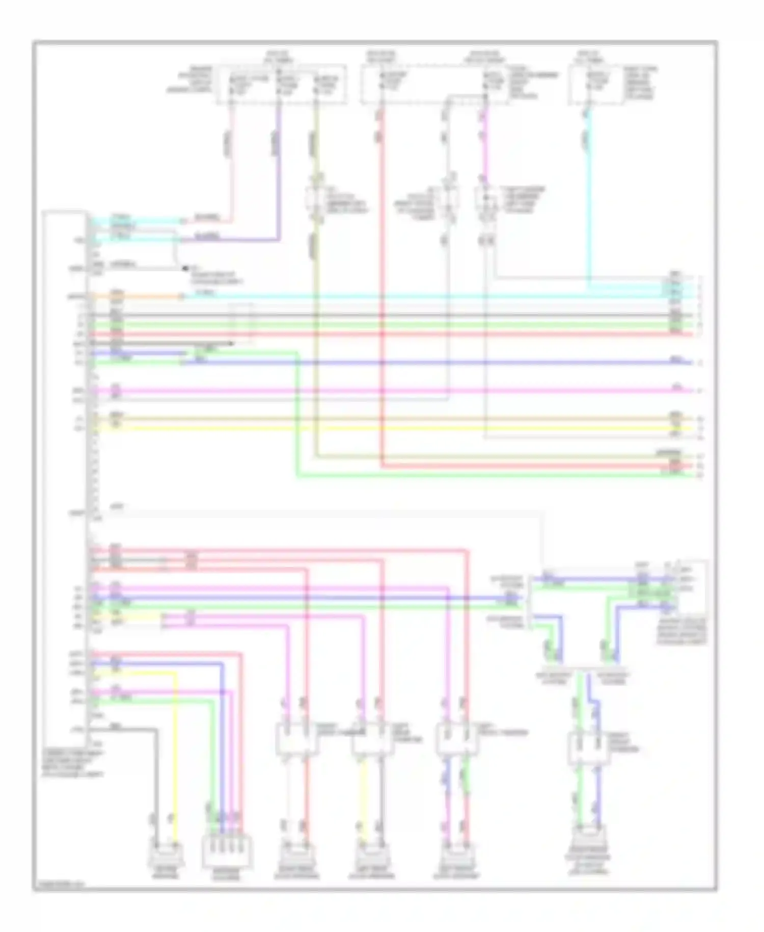 GS Lexus III facelift (2007-2011): Radio circuit, without mark levinson (1 of 2)