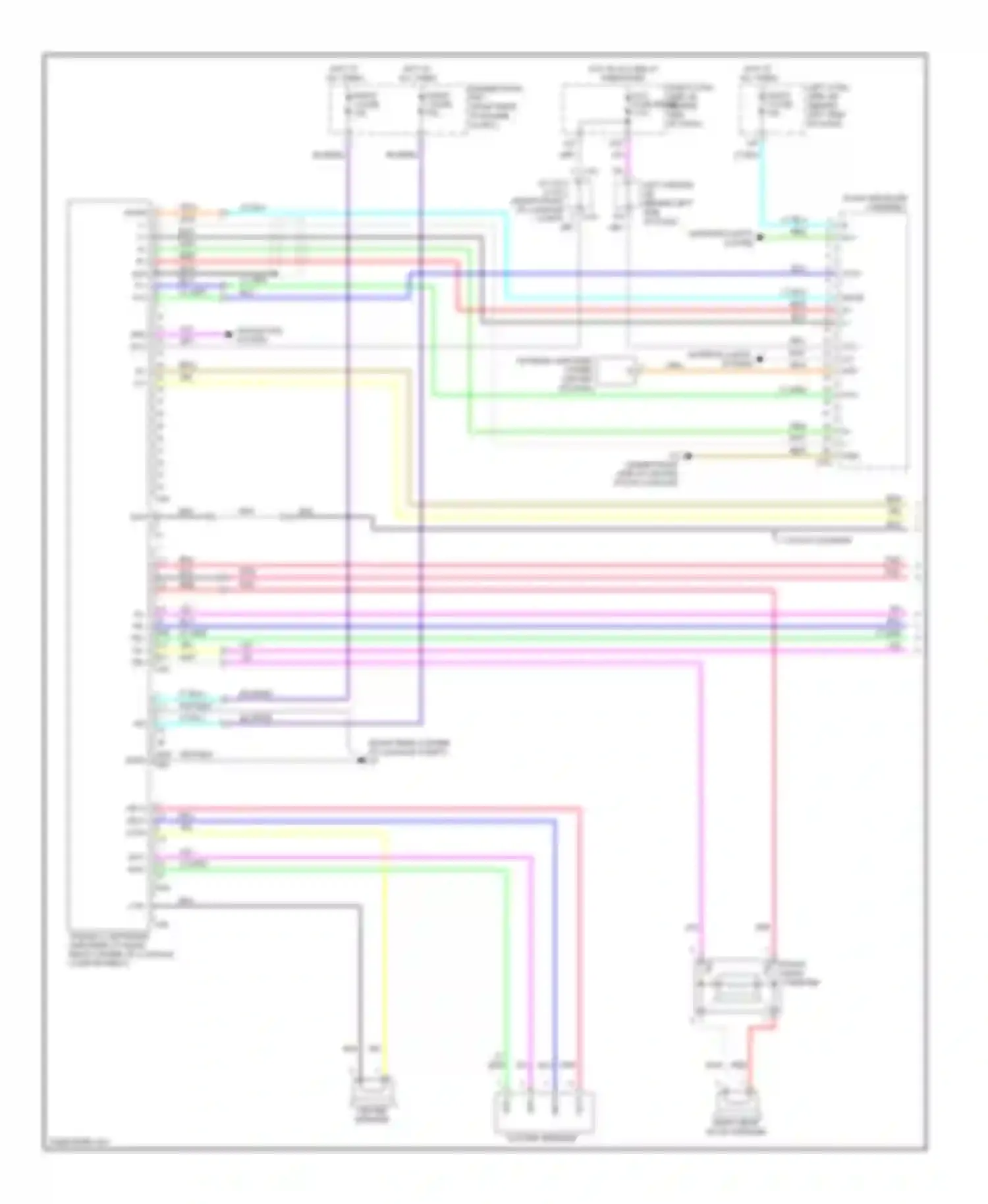 GS Lexus III facelift (2007-2011): Radio circuit, without mark levinson (1 of 3)