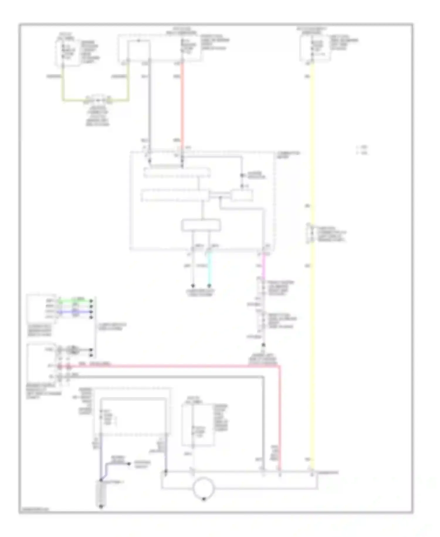 GS Lexus III facelift (2007-2011): Charging circuit