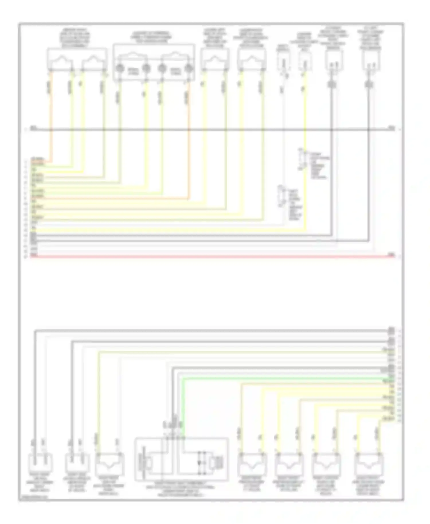 GS Lexus III facelift (2007-2011): Supplemental restraint circuit (2 of 3)