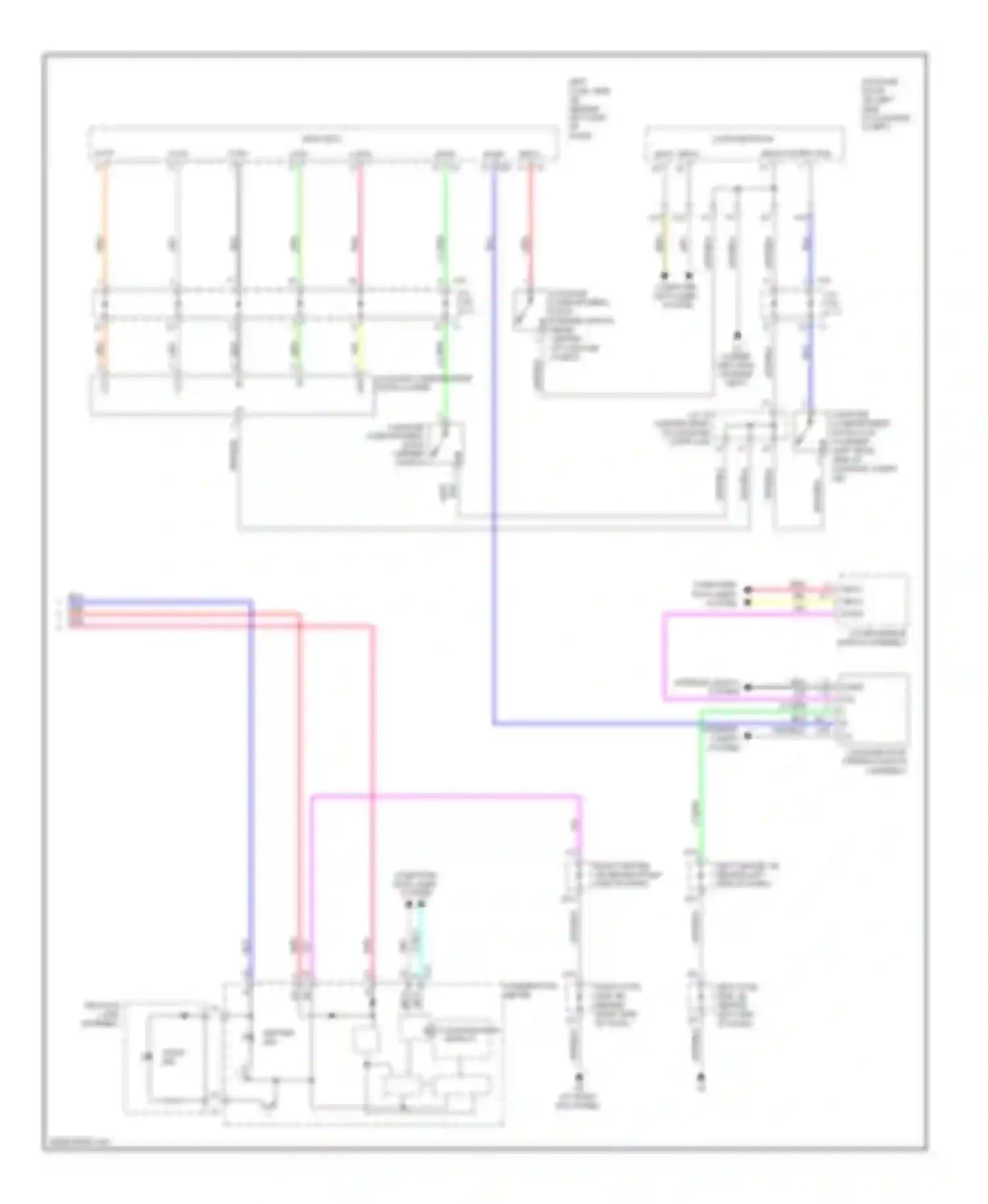 GS Lexus III facelift (2007-2011): Power trunk opener and closer circuit (2 of 2)