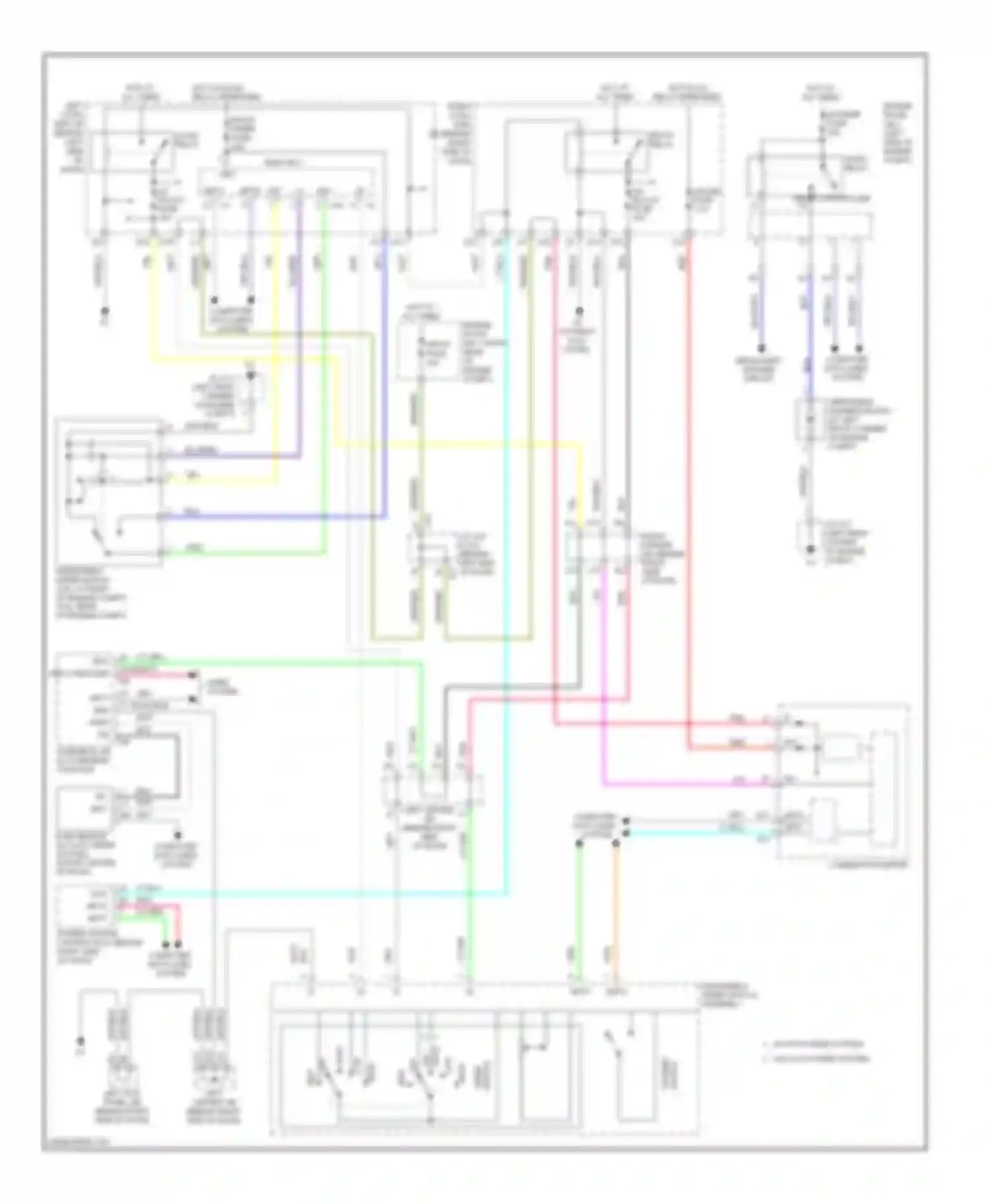 GS Lexus III facelift (2007-2011): Front wiper/washer circuit