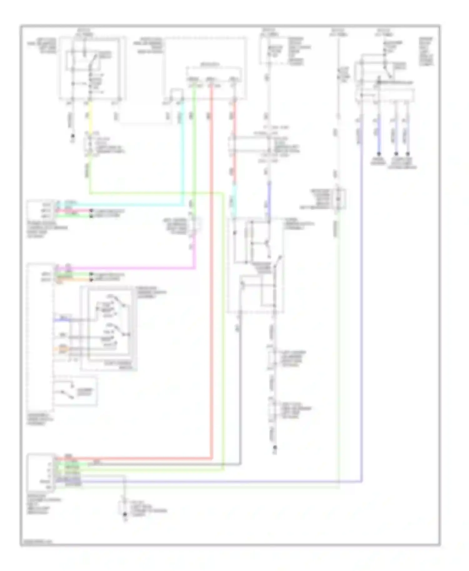 GS Lexus III facelift (2007-2011): Headlamp washer circuit
