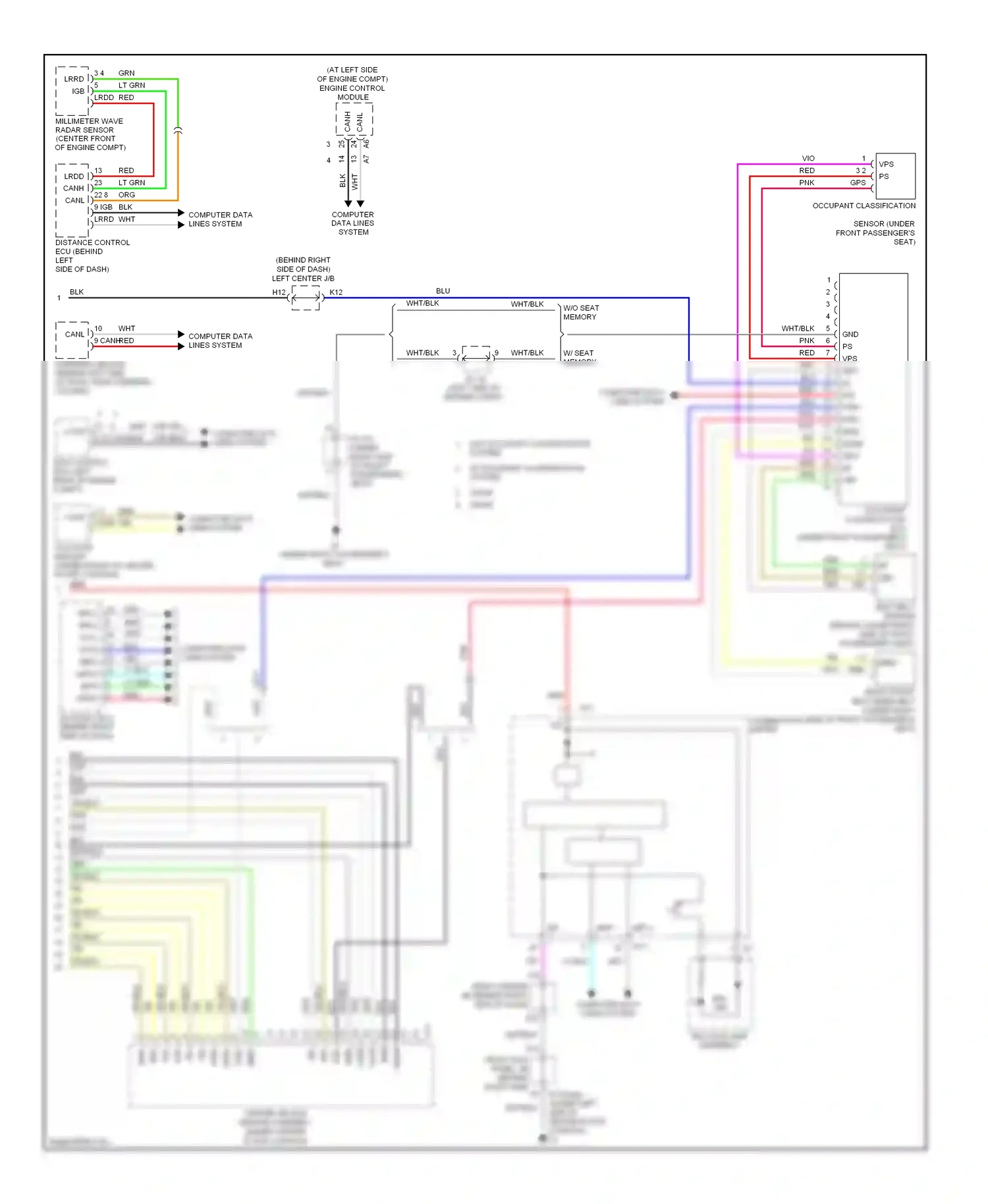 Lexus GS III facelift (2007-2011) (at left side of engine compt) engine control module wiring diagram  (4 of 4)