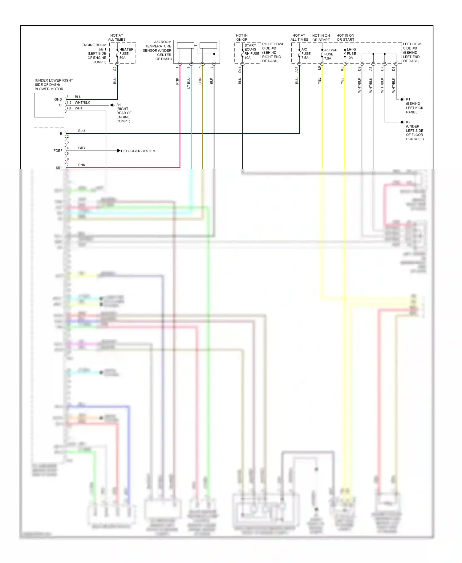 Wiring diagram blk/red for Lexus GS III facelift (2007-2011) (23 of 53)