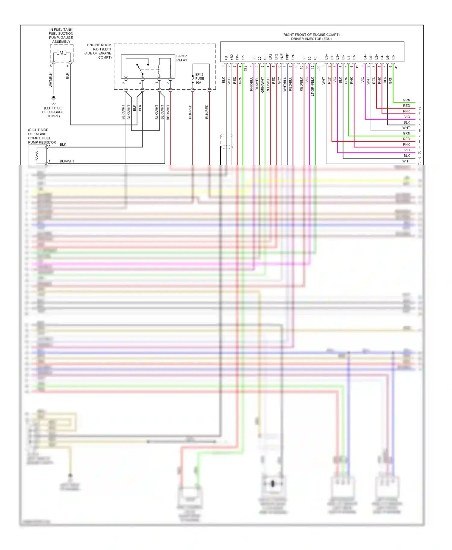 Wiring diagram blk/wht for Lexus GS III facelift (2007-2011) (36 of 50)
