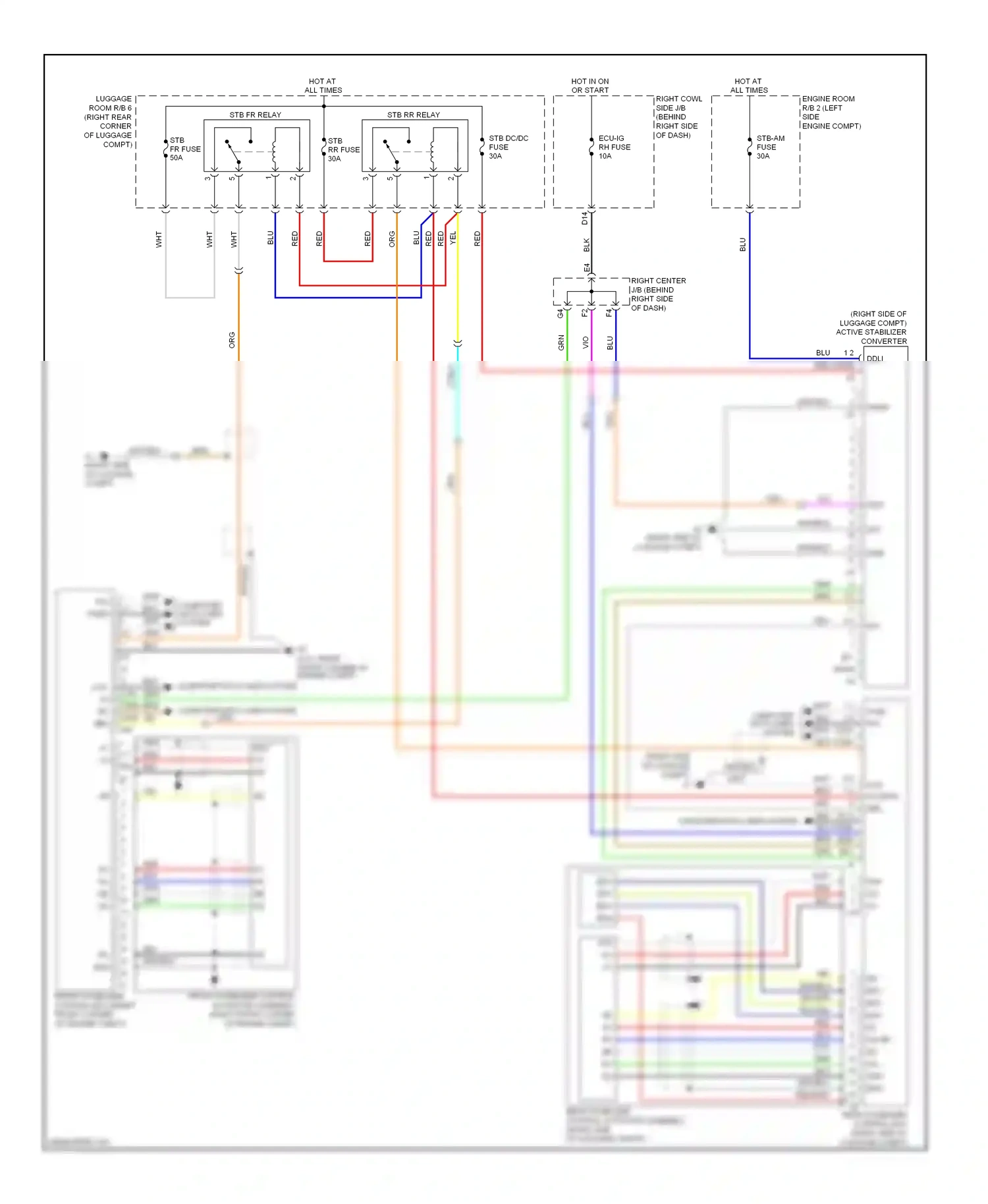 Wiring diagram blu for Lexus GS III facelift (2007-2011) (31 of 179)