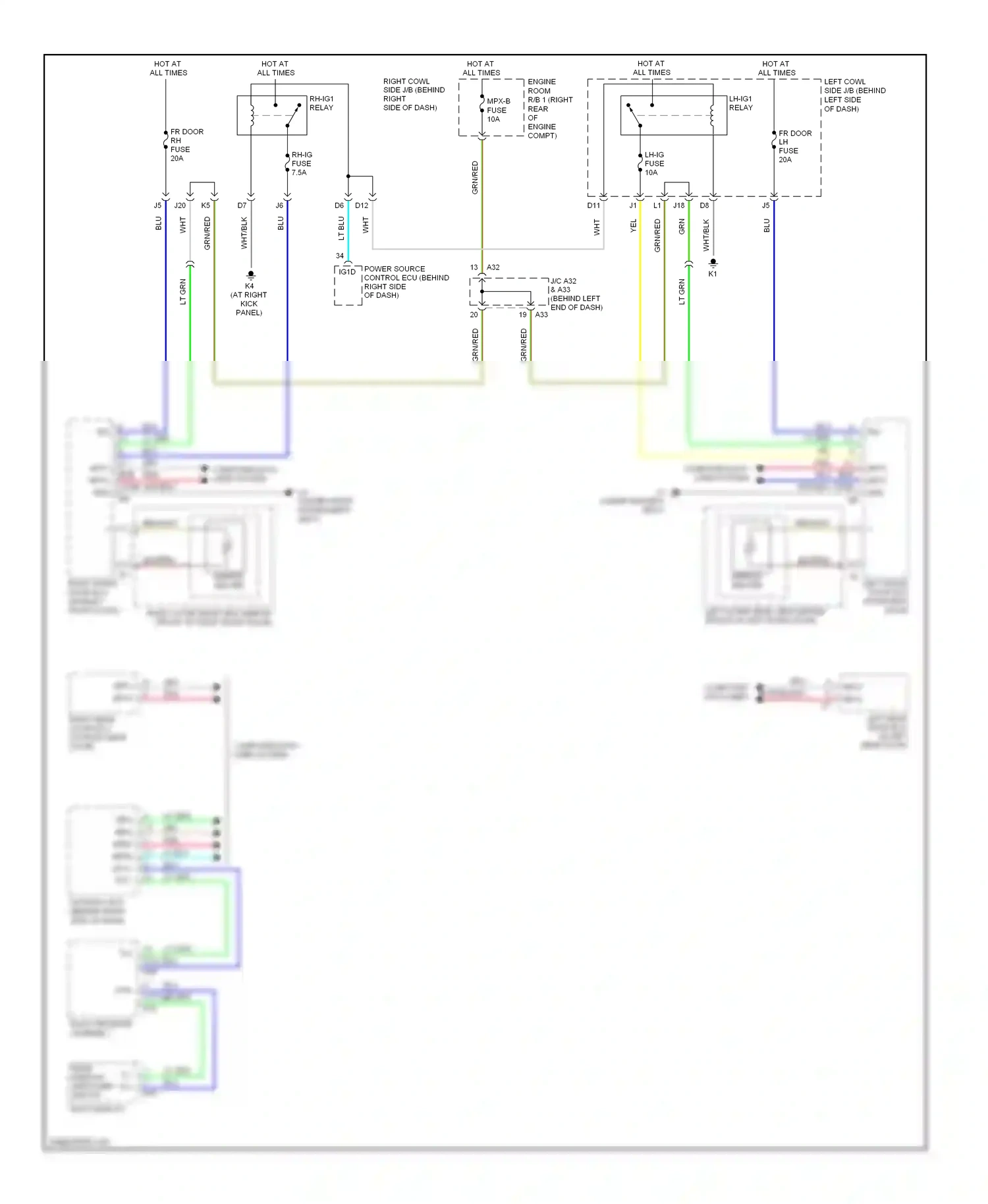 Wiring diagram blu for Lexus GS III facelift (2007-2011) (159 of 179)