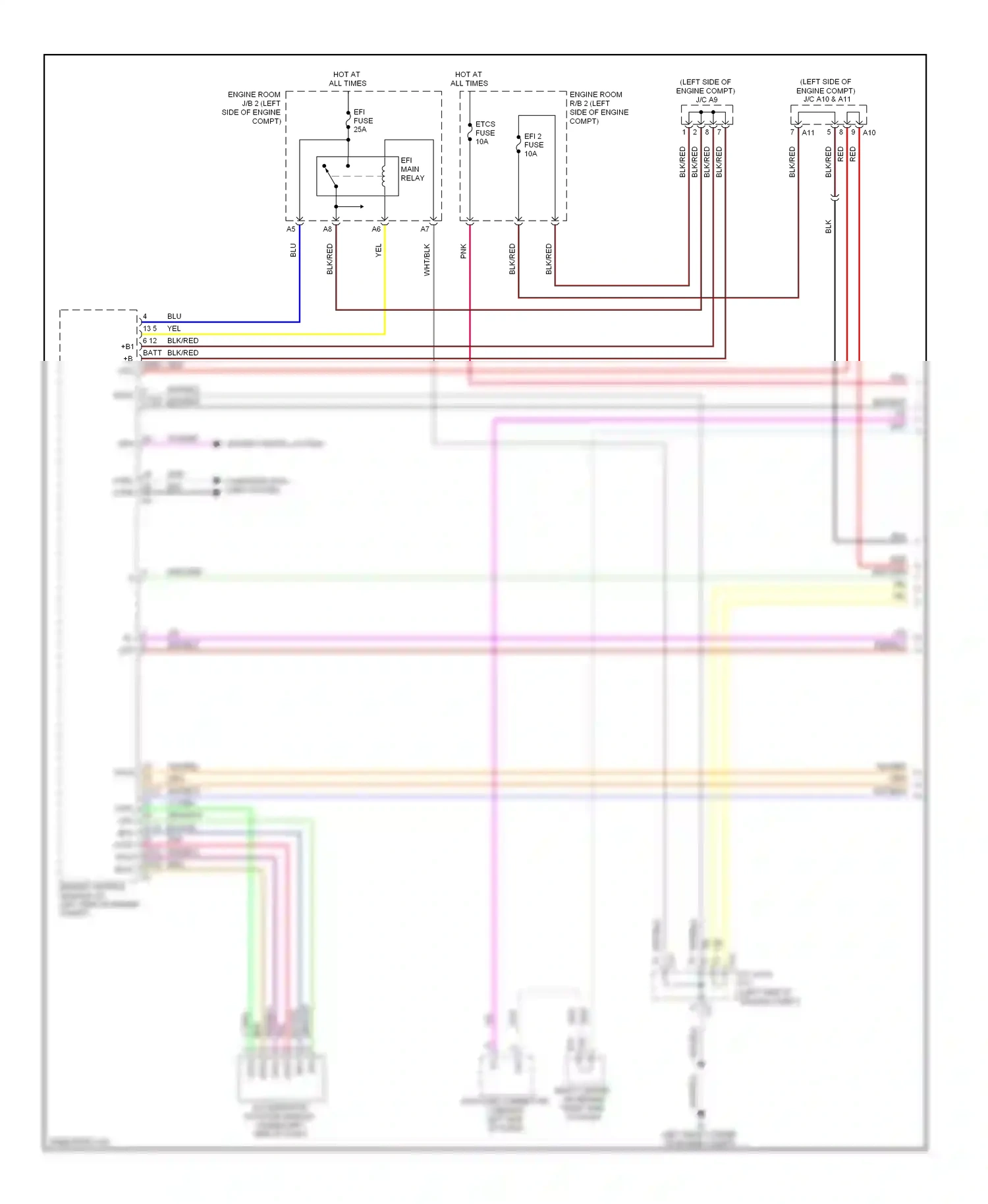 Wiring diagram etcs fuse for Lexus GS III facelift (2007-2011) (1 of 6)